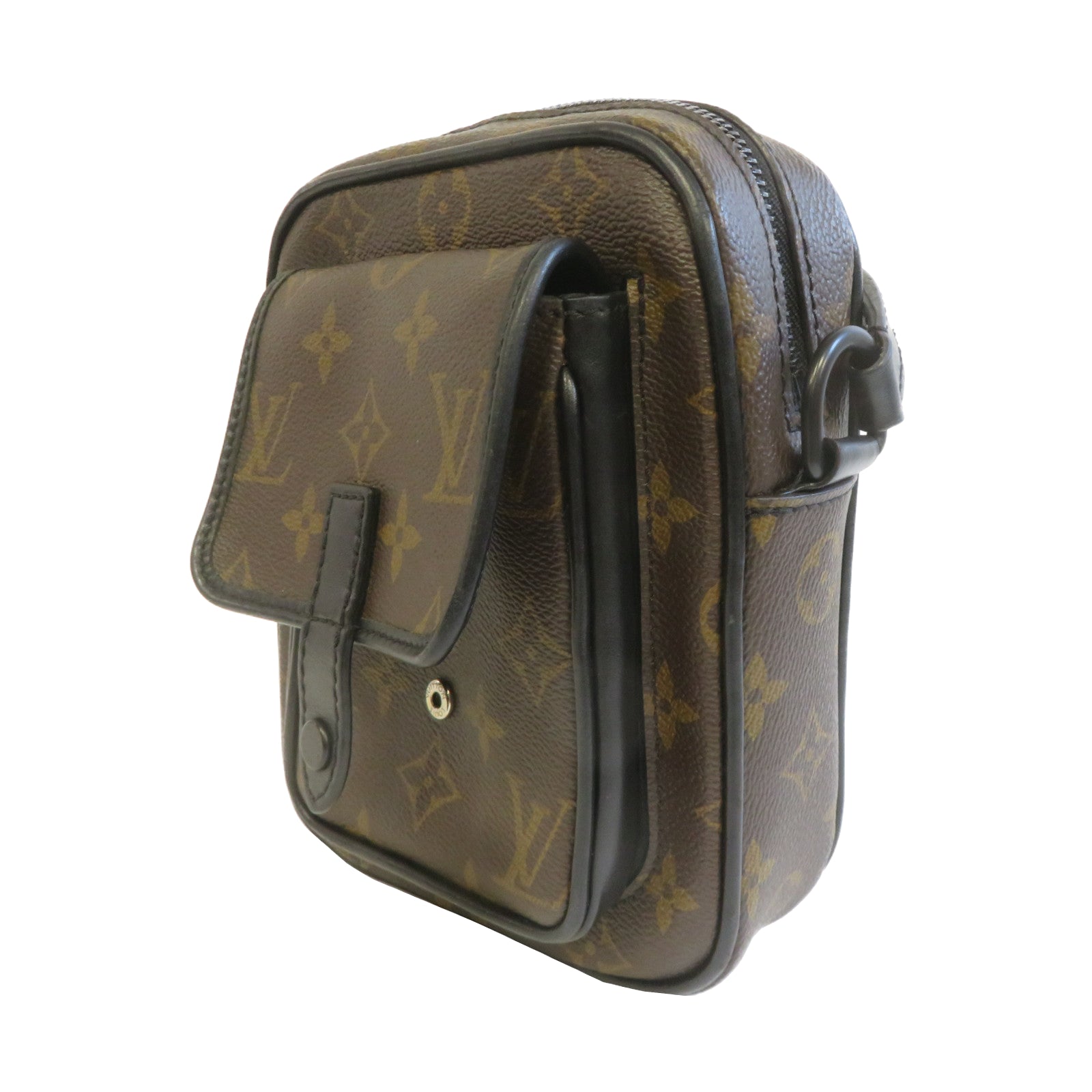 LOUIS VUITTON Monogram Christopher Wearable Wallet肩背袋啡色/黑色