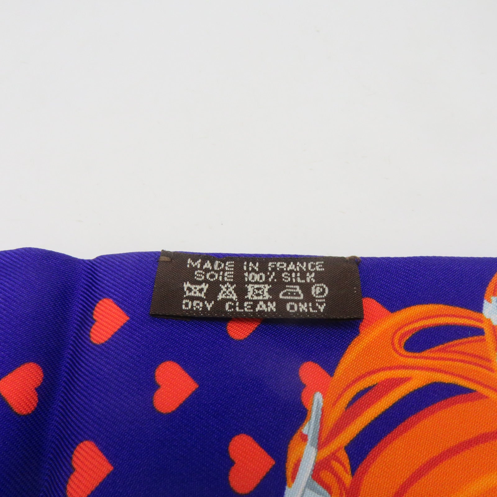 HERMES 絲質Twilly Scarf絲巾橙色/紫色/銀色/彩色
