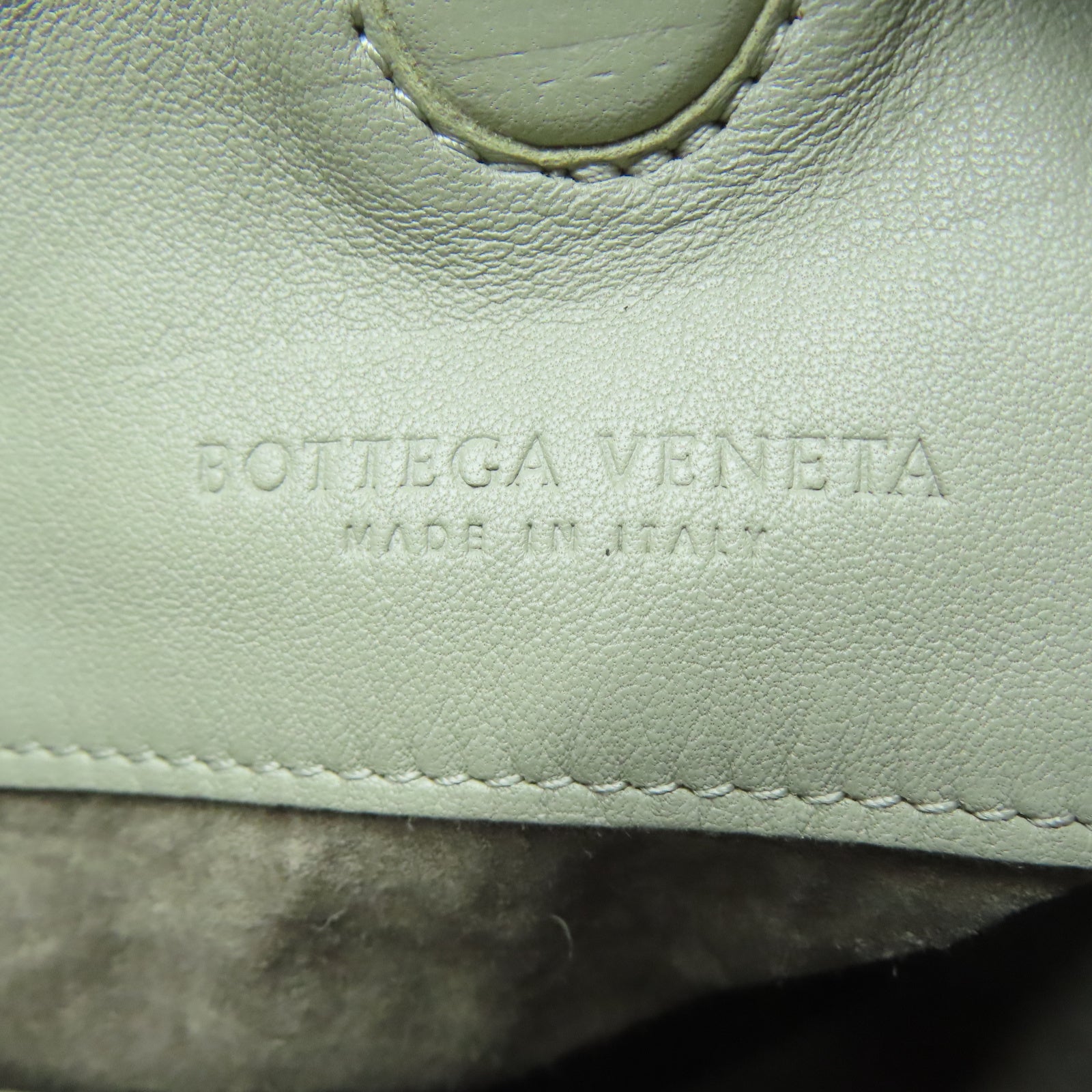 BOTTEGA VENETA 牛皮皮革Tote Bag銀扣手挽袋米色