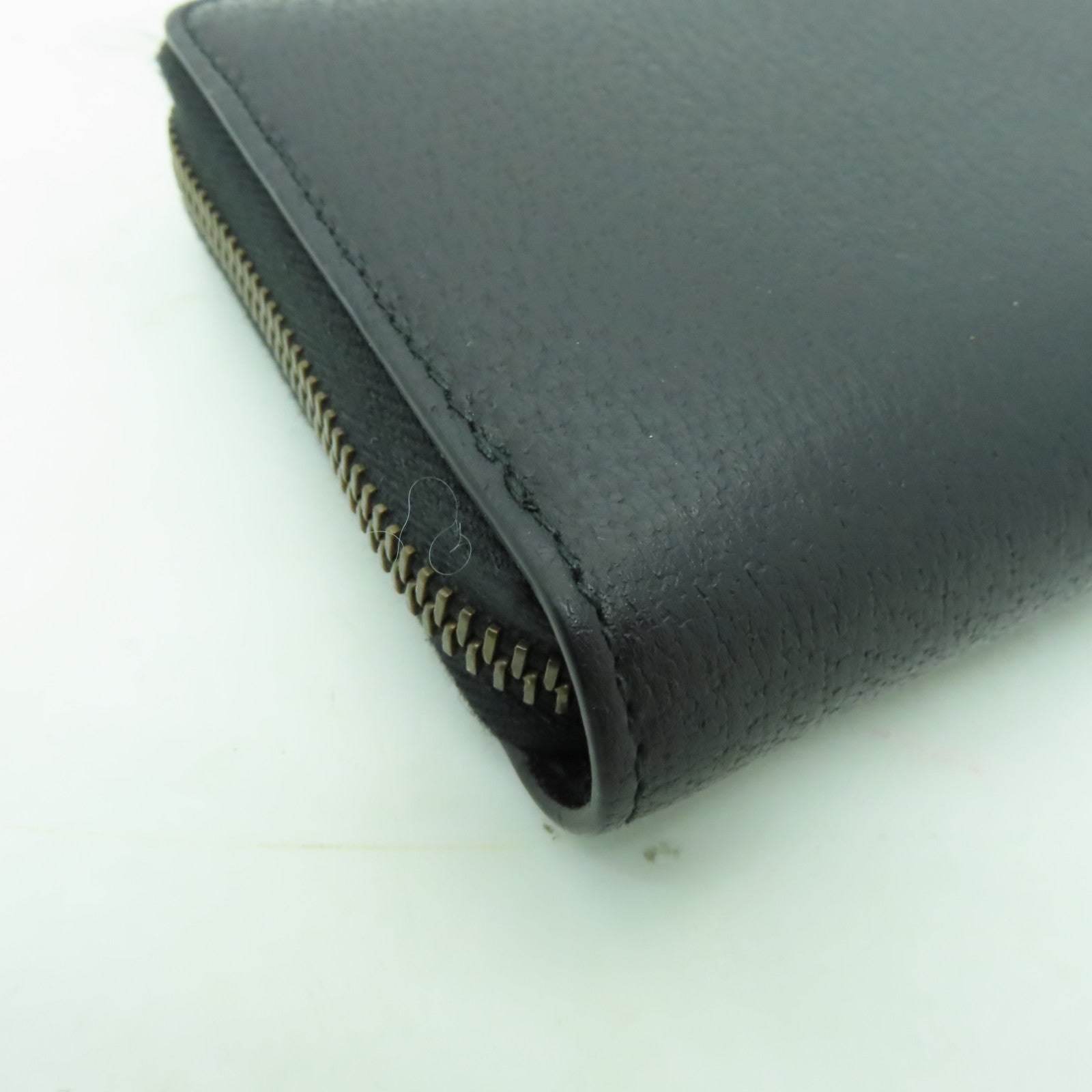 GUCCI 牛皮皮革Long Wallet金扣長錢包黑色