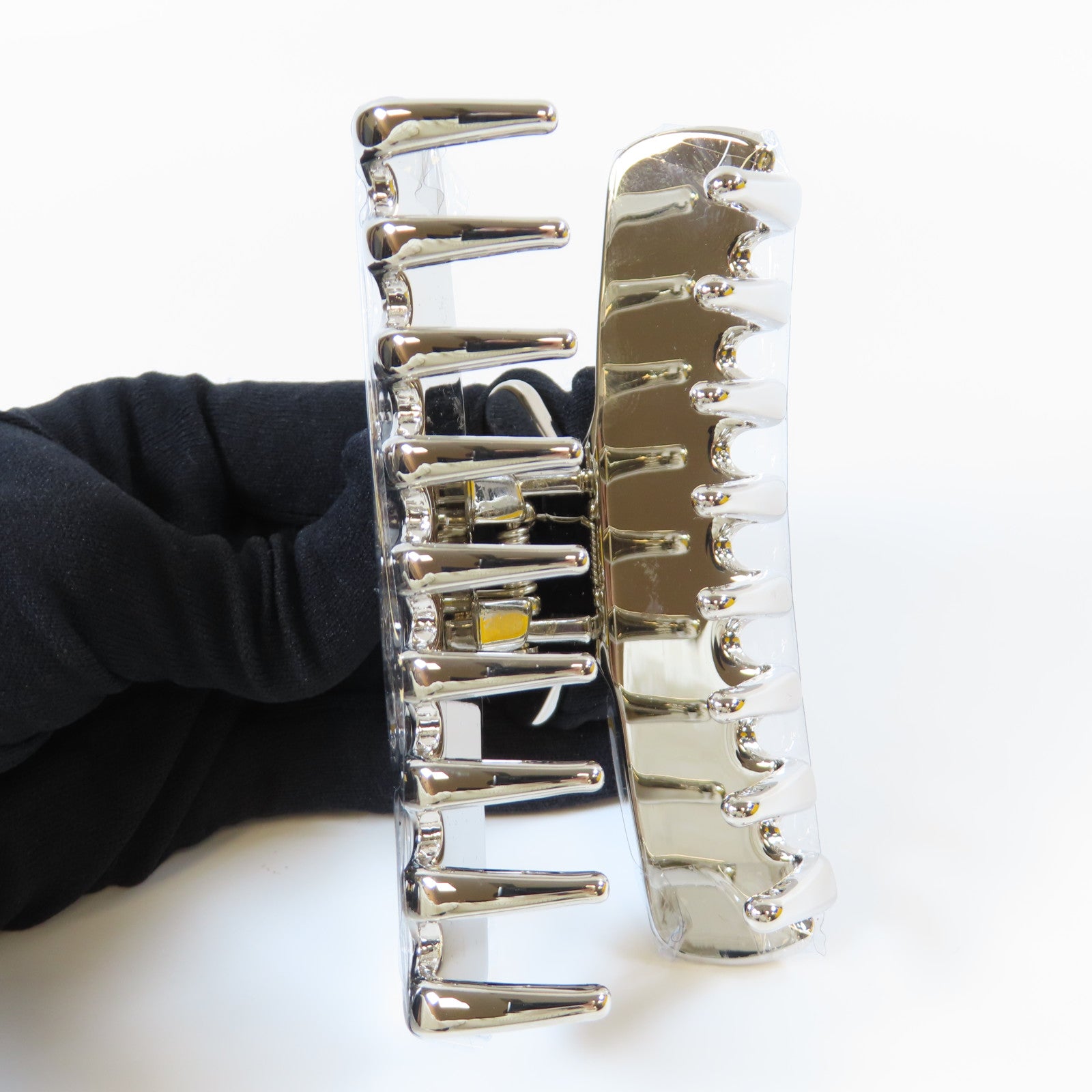 PRADA 金屬Hair Clip髮夾銀色