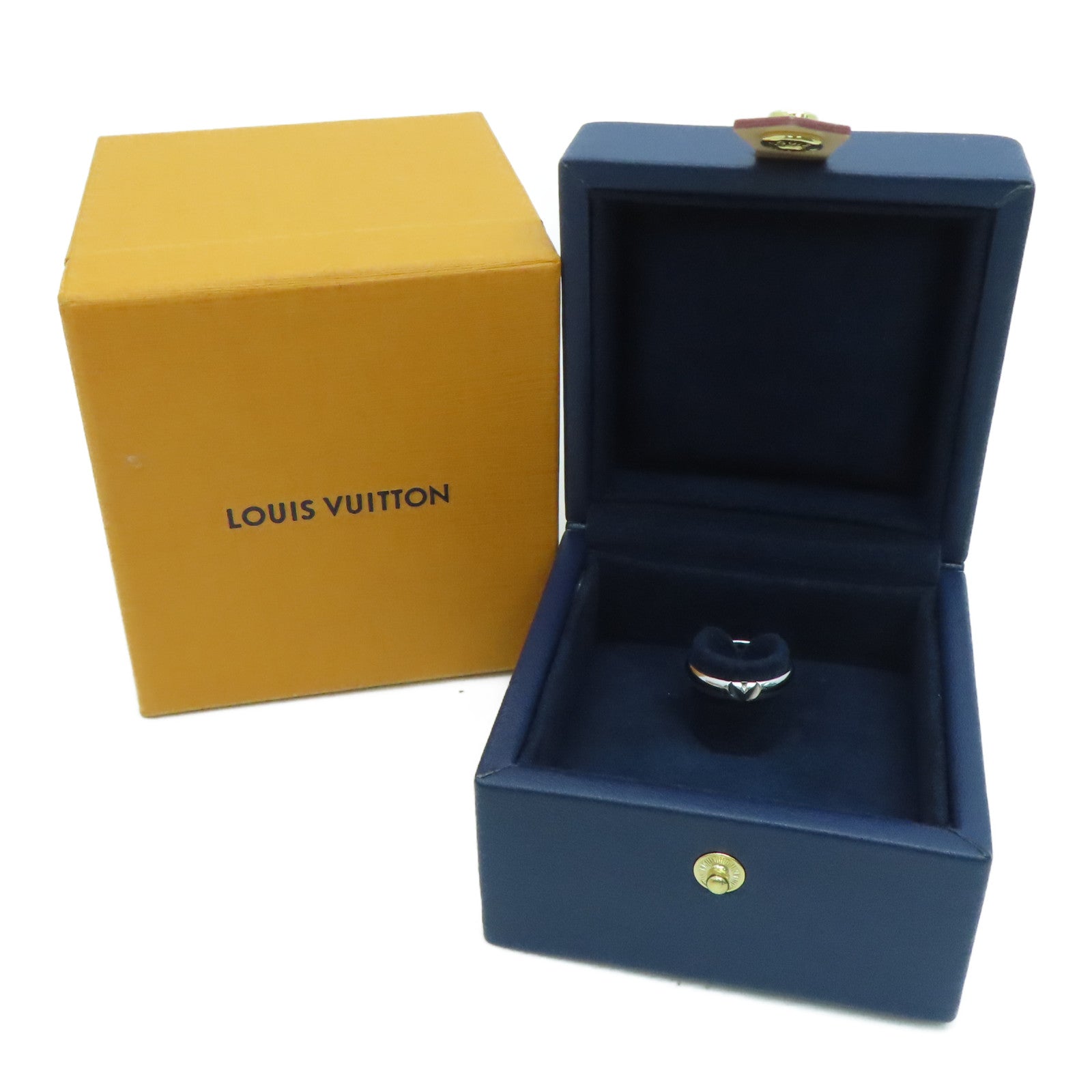 LOUIS VUITTON 【激减优惠】18K白金Volt Multi Ring戒指LV#48/US#4.75