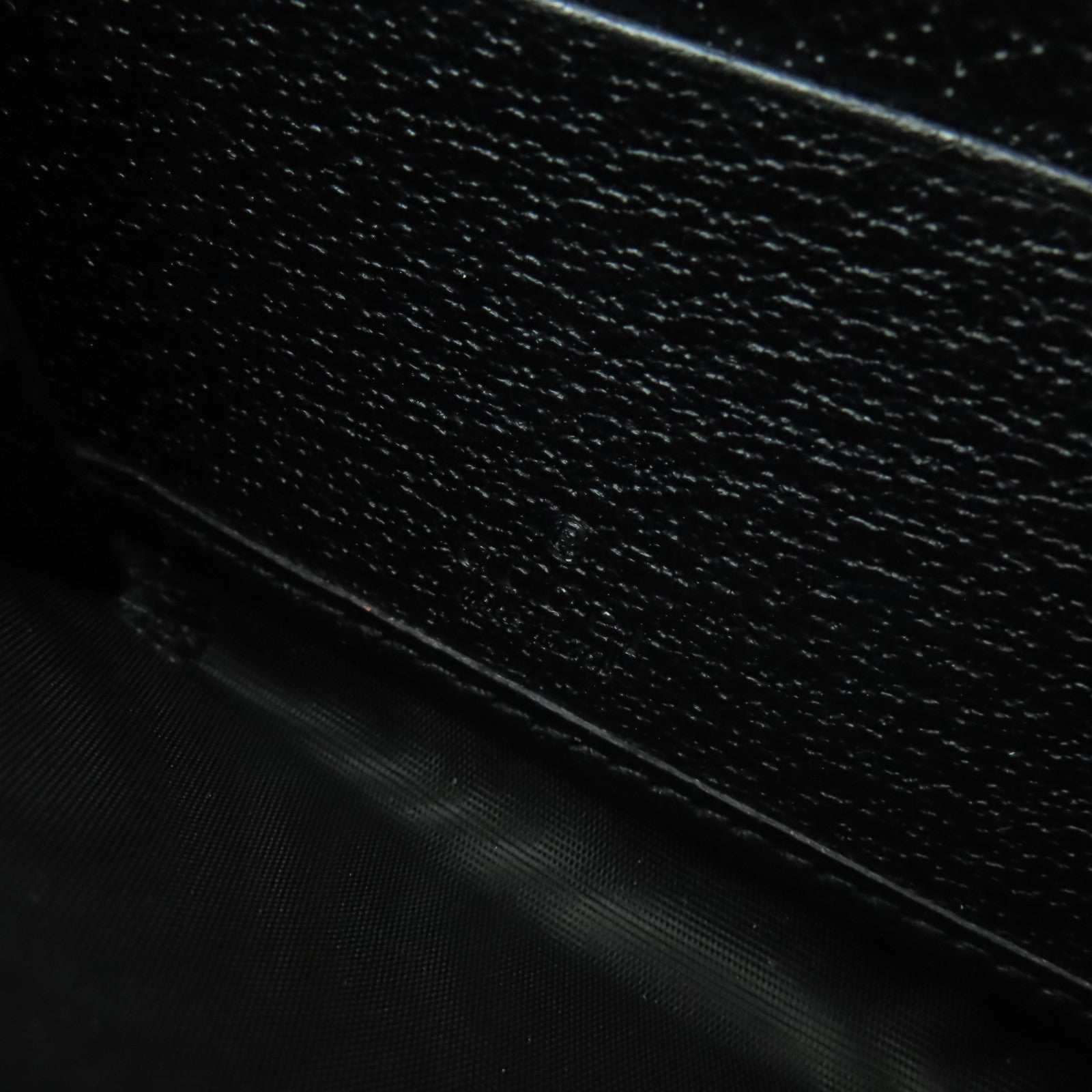 GUCCI 牛皮皮革Long Wallet金扣長錢包黑色