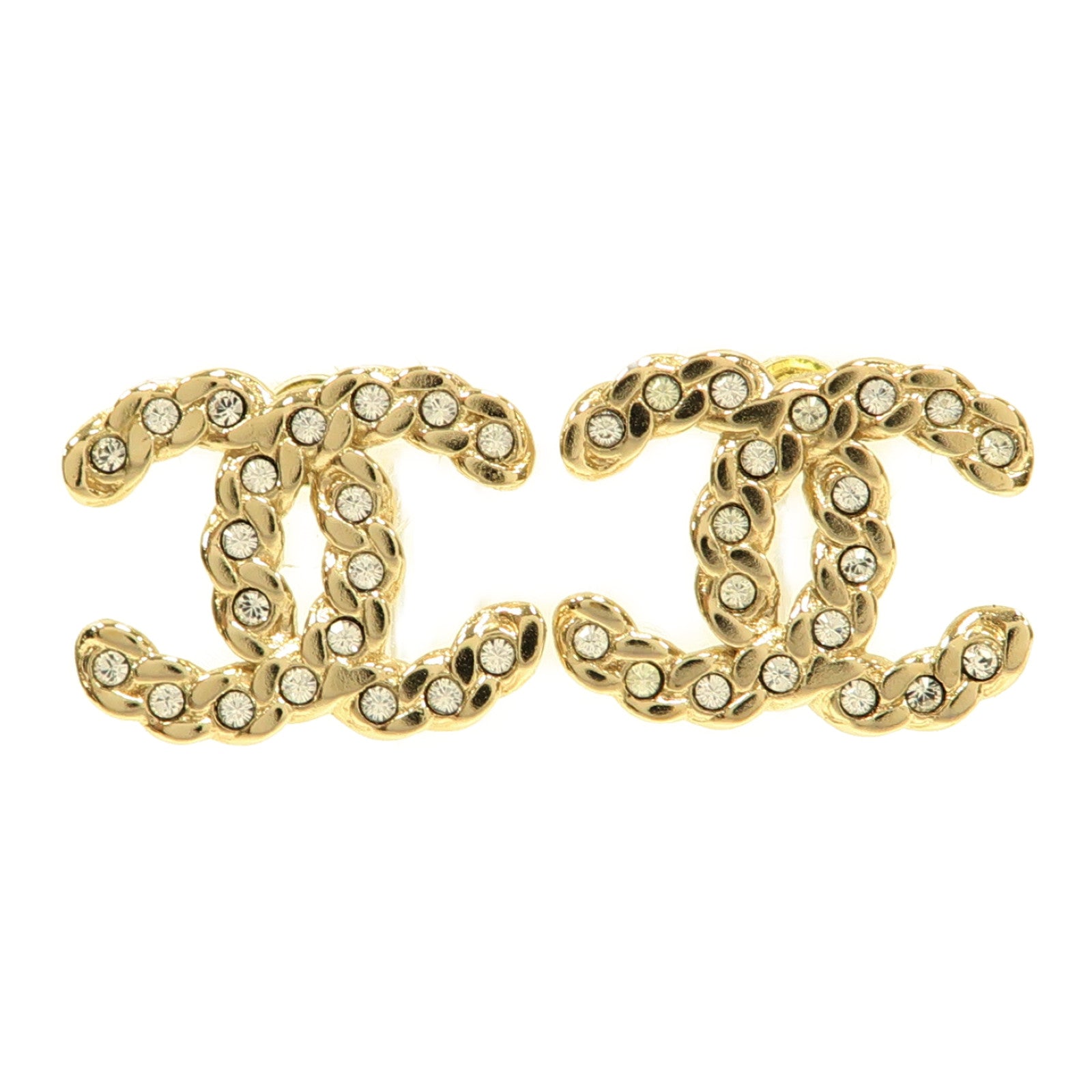 CHANEL 金屬Earrings耳環金色