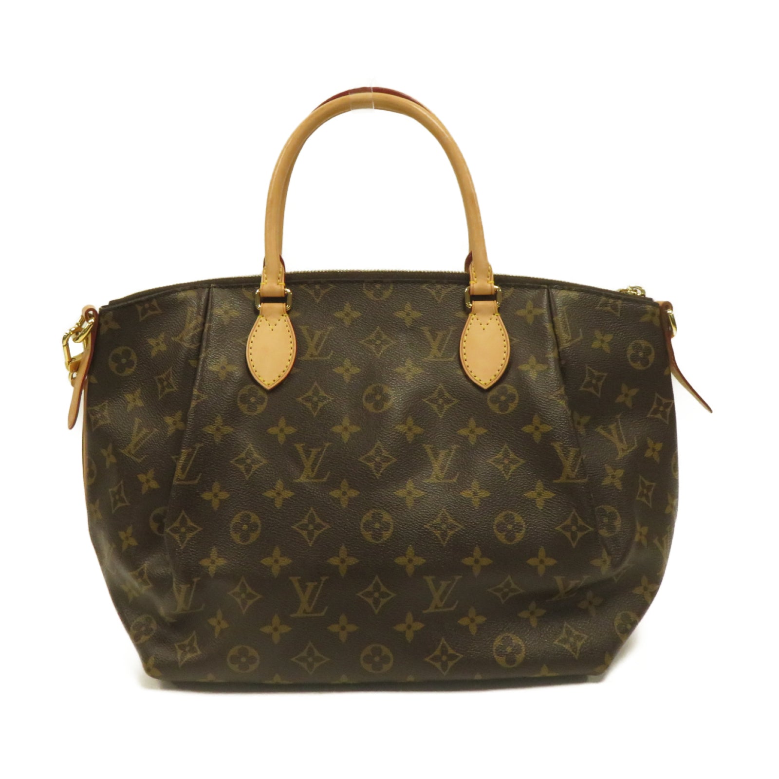 LOUIS VUITTON Monogram Turenne MM金扣手挽肩背兩用袋啡色