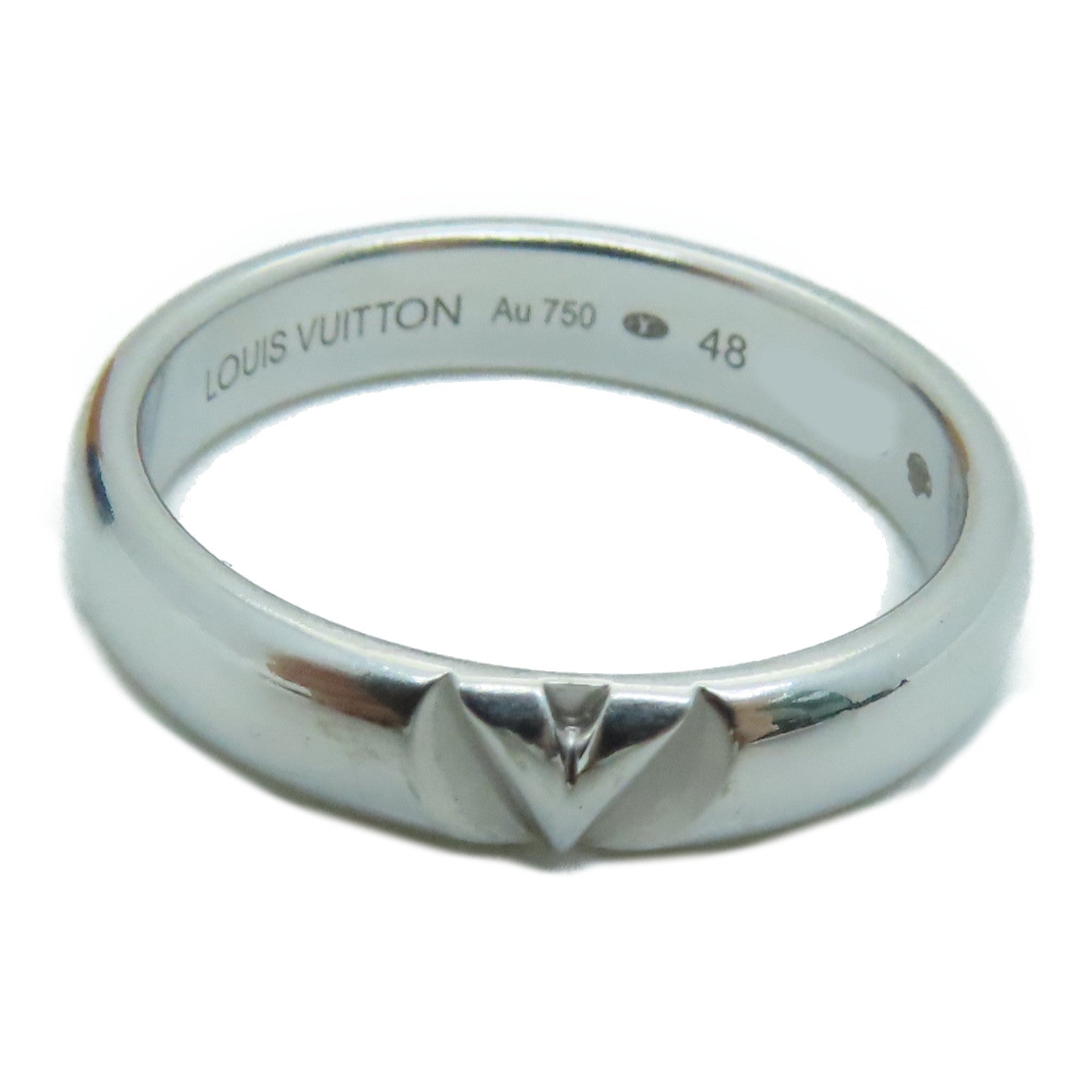LOUIS VUITTON 【激减优惠】18K白金Volt Multi Ring戒指LV#48/US#4.75
