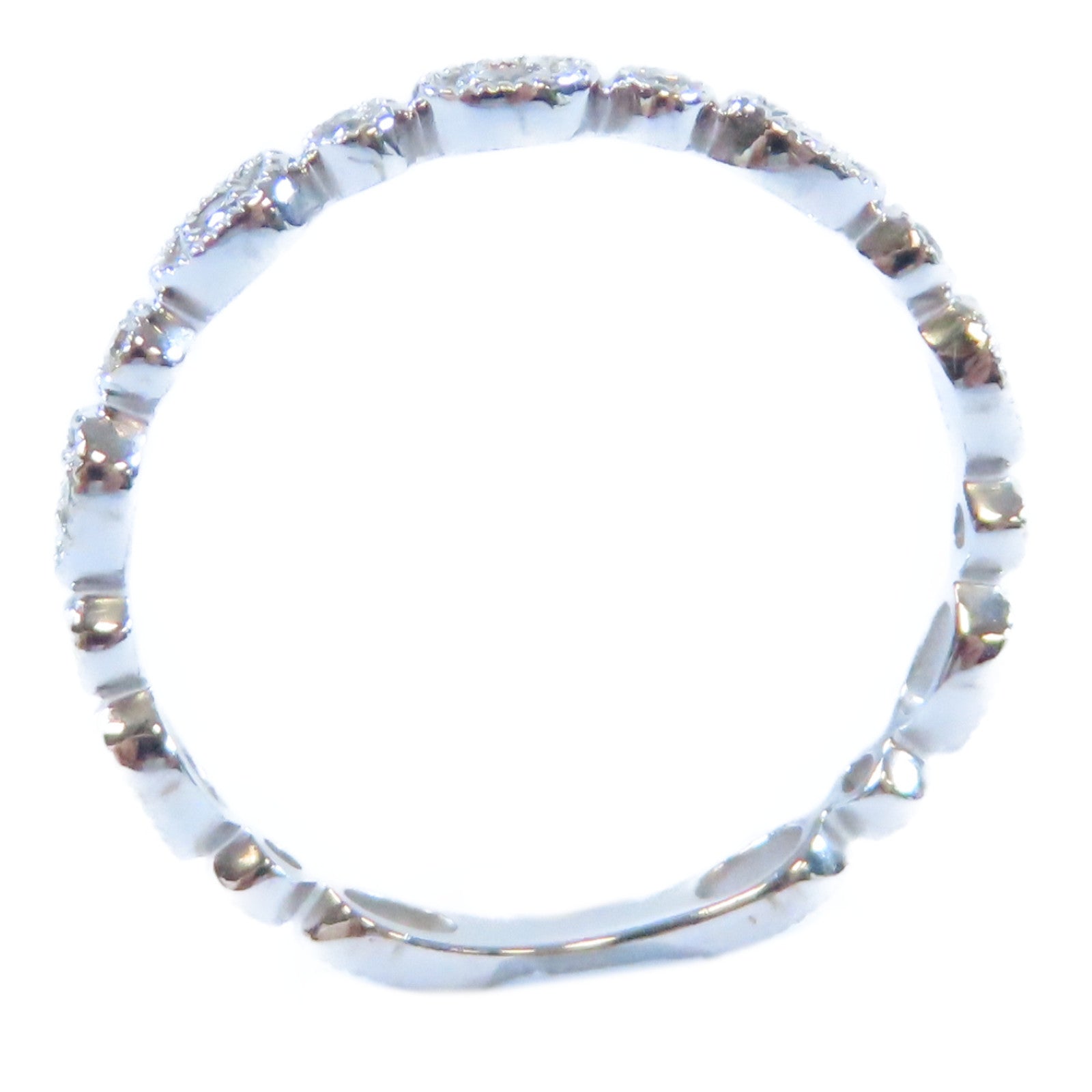 JEWELRY 18K白金Diamond Ring 0.07ct鑽石戒指US#6.25