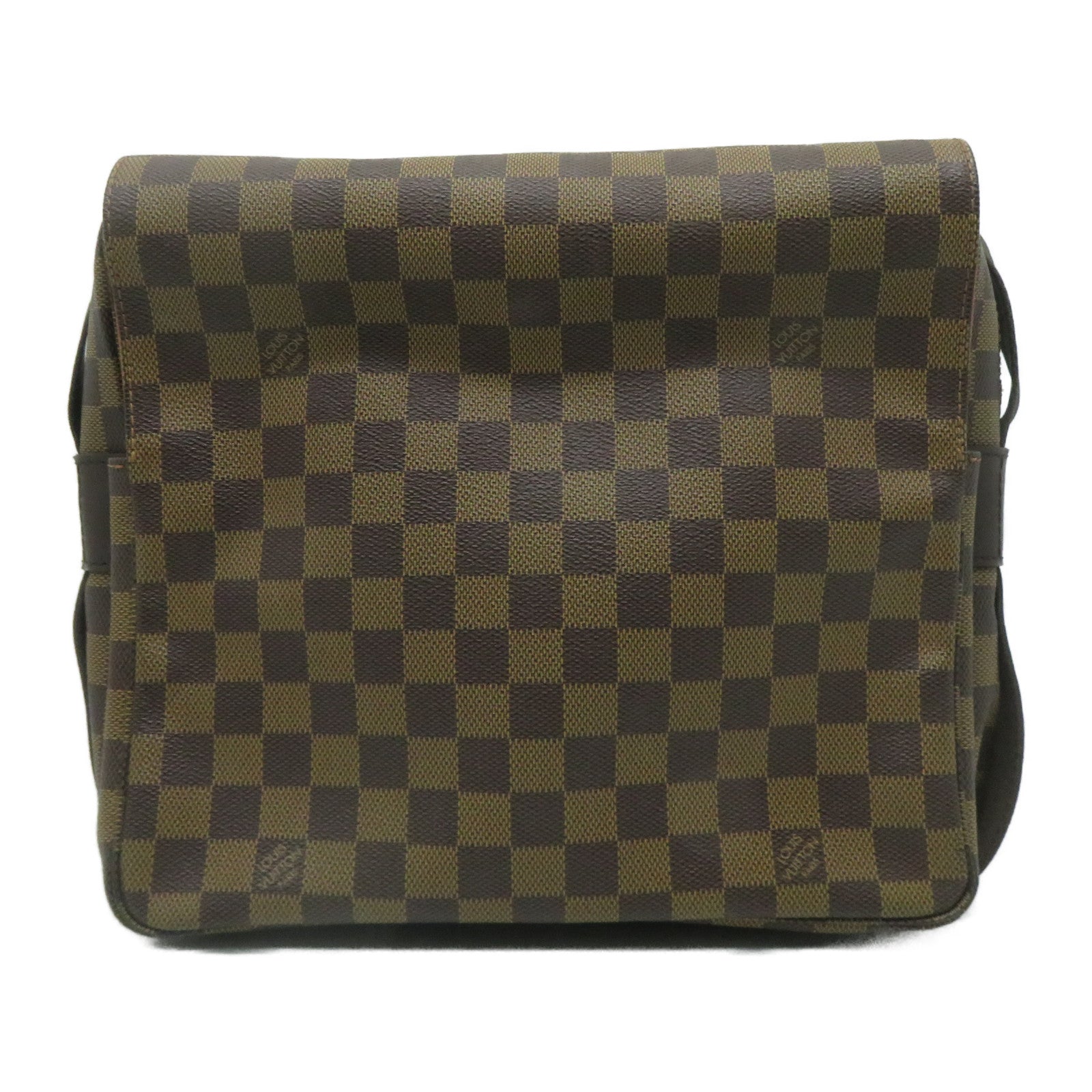 LOUIS VUITTON Damier Ebene Naviglio金扣肩背袋啡色