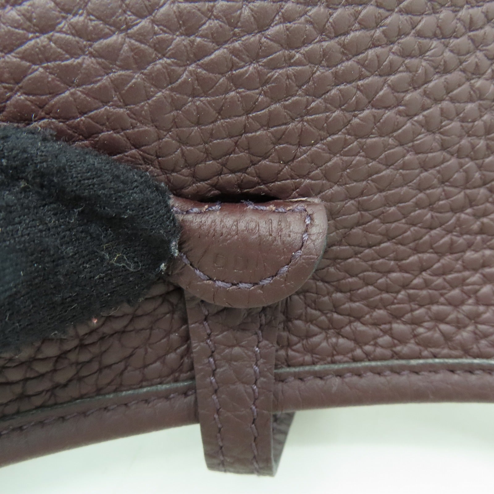 HERMES Clemence皮革Evelyne TPM金扣肩背袋啡色