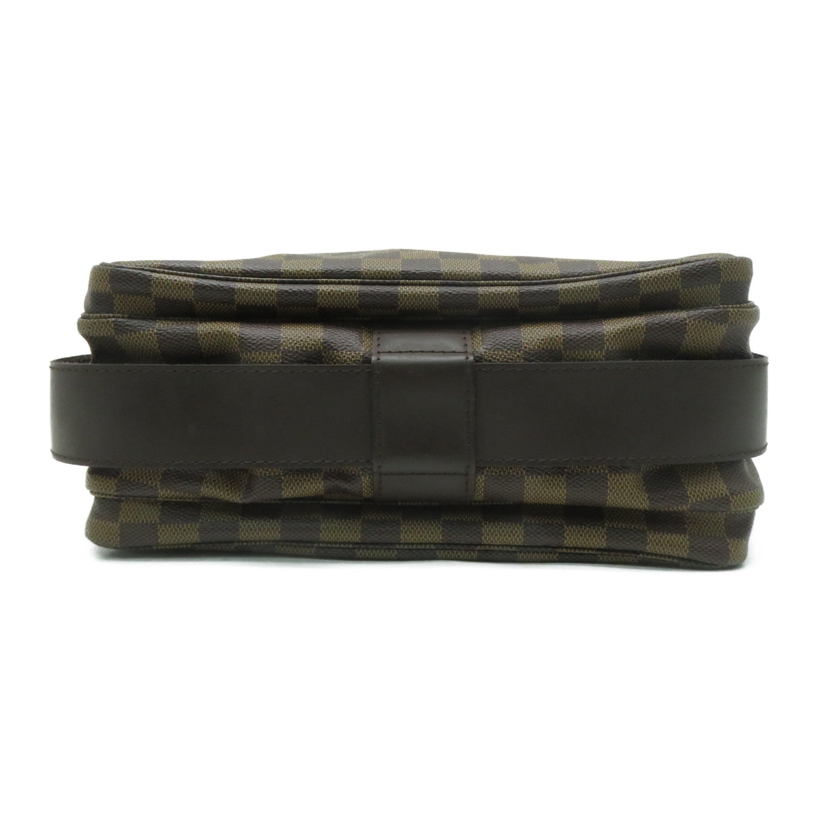 LOUIS VUITTON Damier Ebene Naviglio金扣肩背袋啡色
