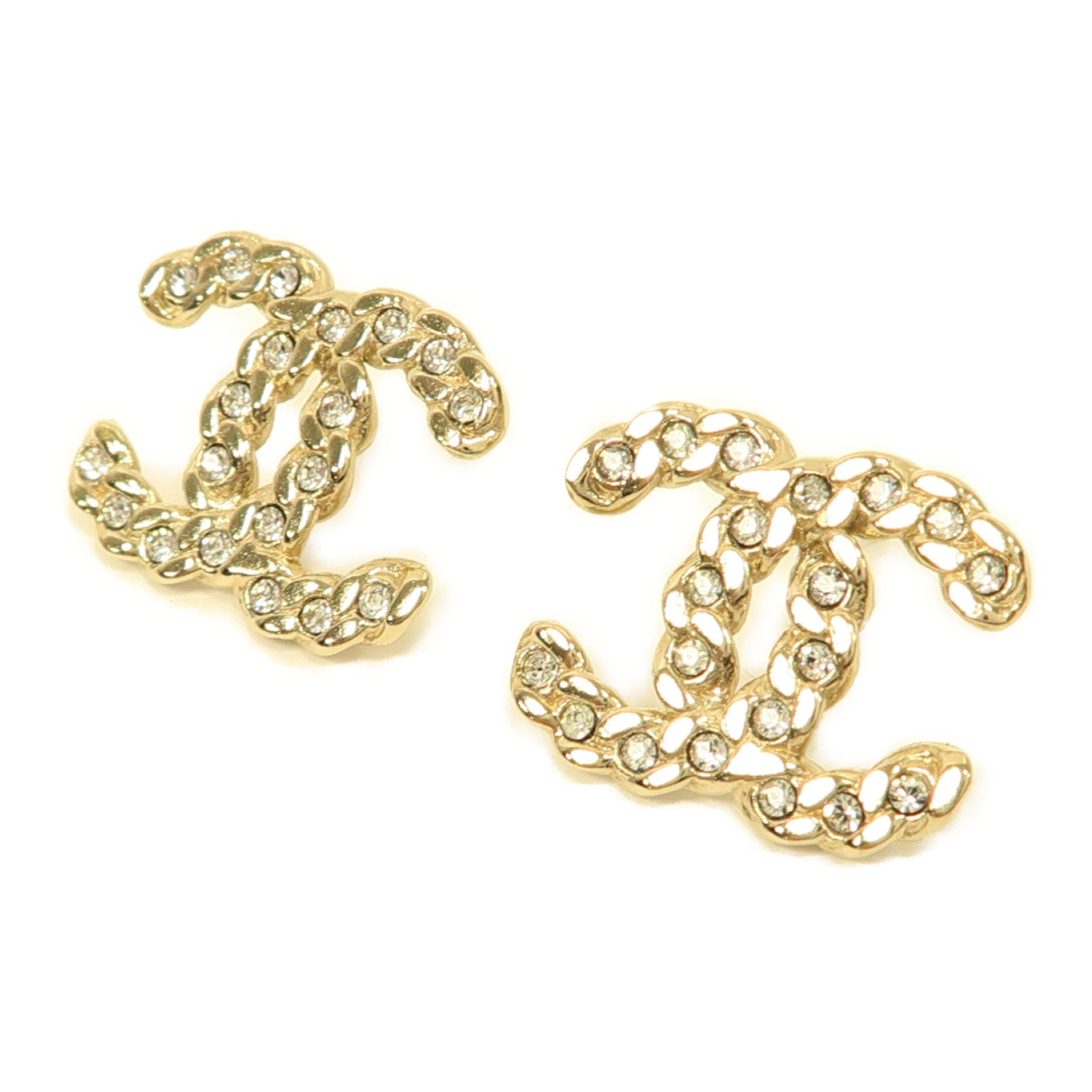 CHANEL 金屬Earrings耳環金色