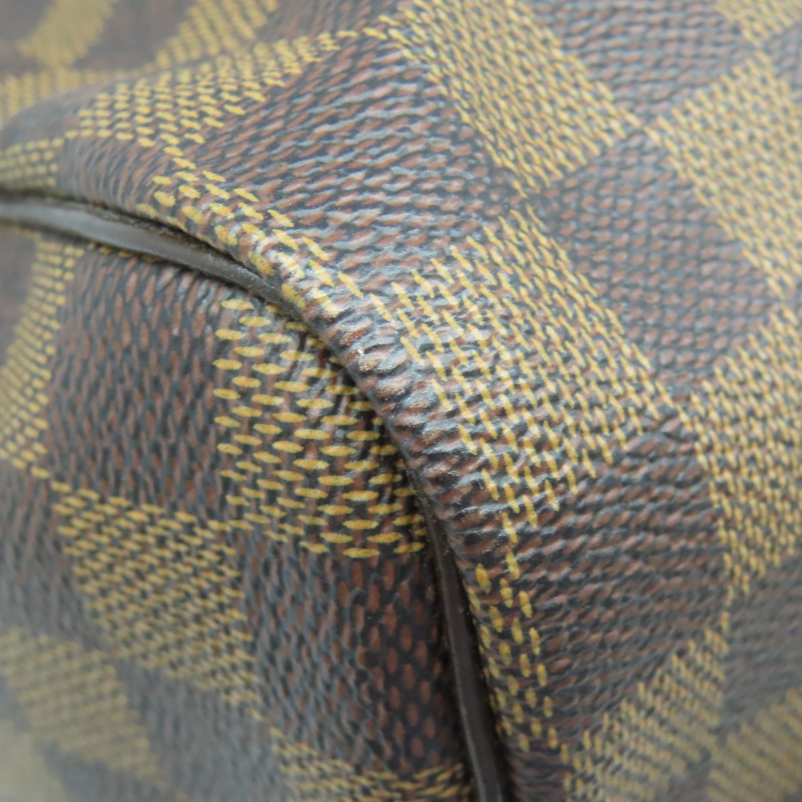 LOUIS VUITTON 【激減優惠】Damier Speedy 35金扣手挽袋棕色