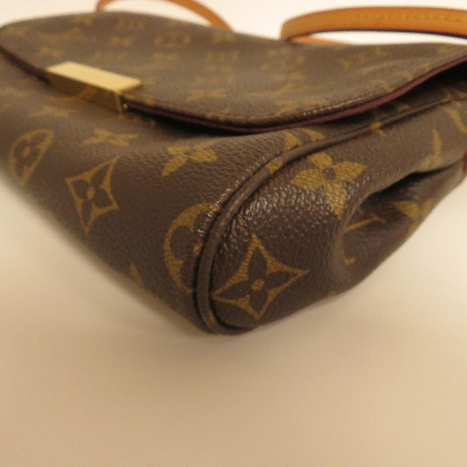 LOUIS VUITTON Monogram Favorite MM金扣手挽肩背兩用袋啡色