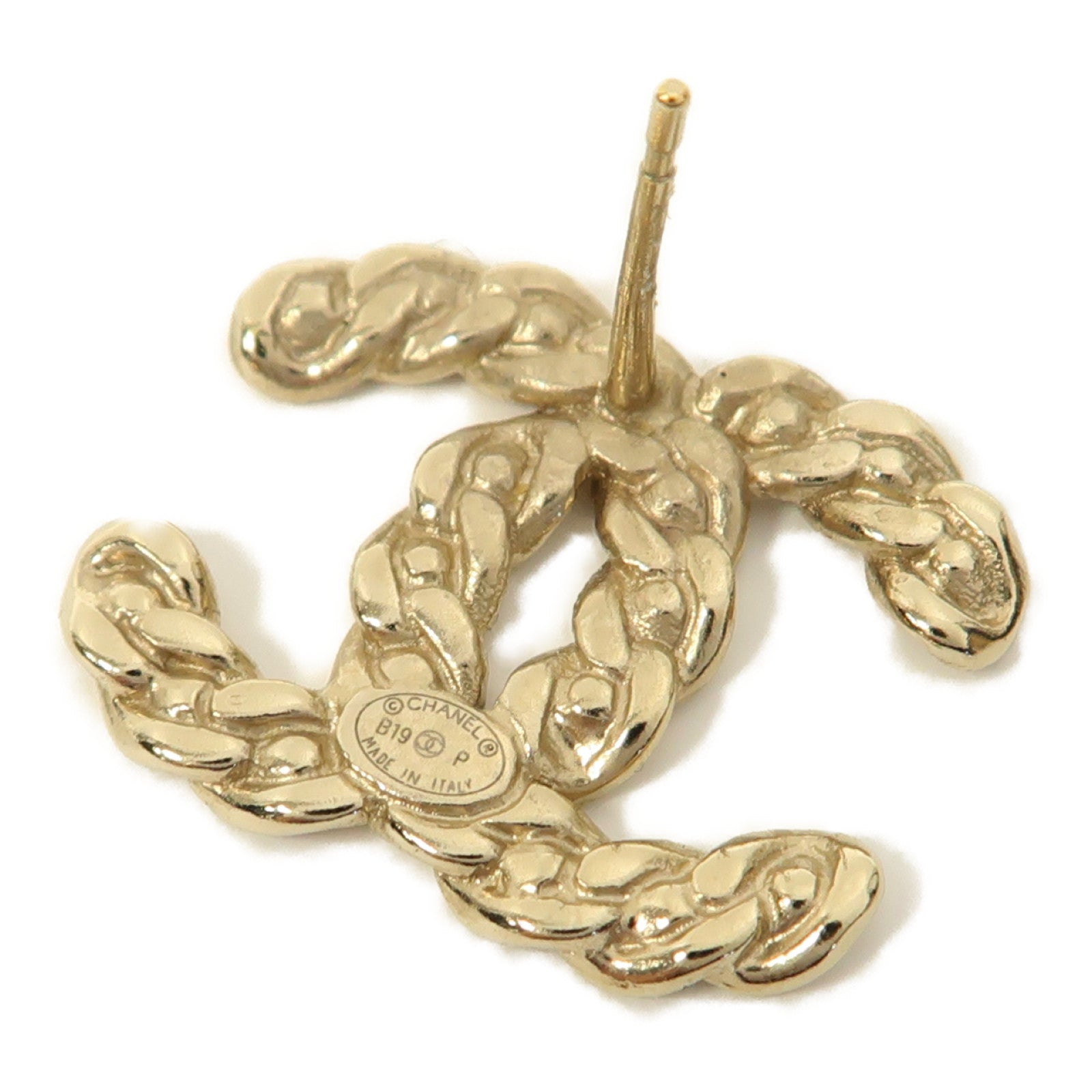 CHANEL 金屬Earrings耳環金色