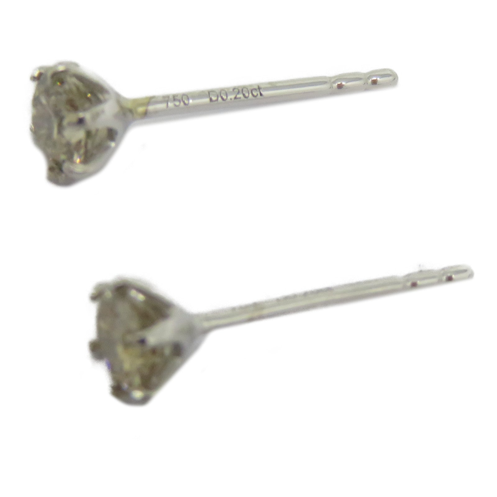 JEWELRY 18K白金Diamond Earrings 0.30ct鑽石耳環