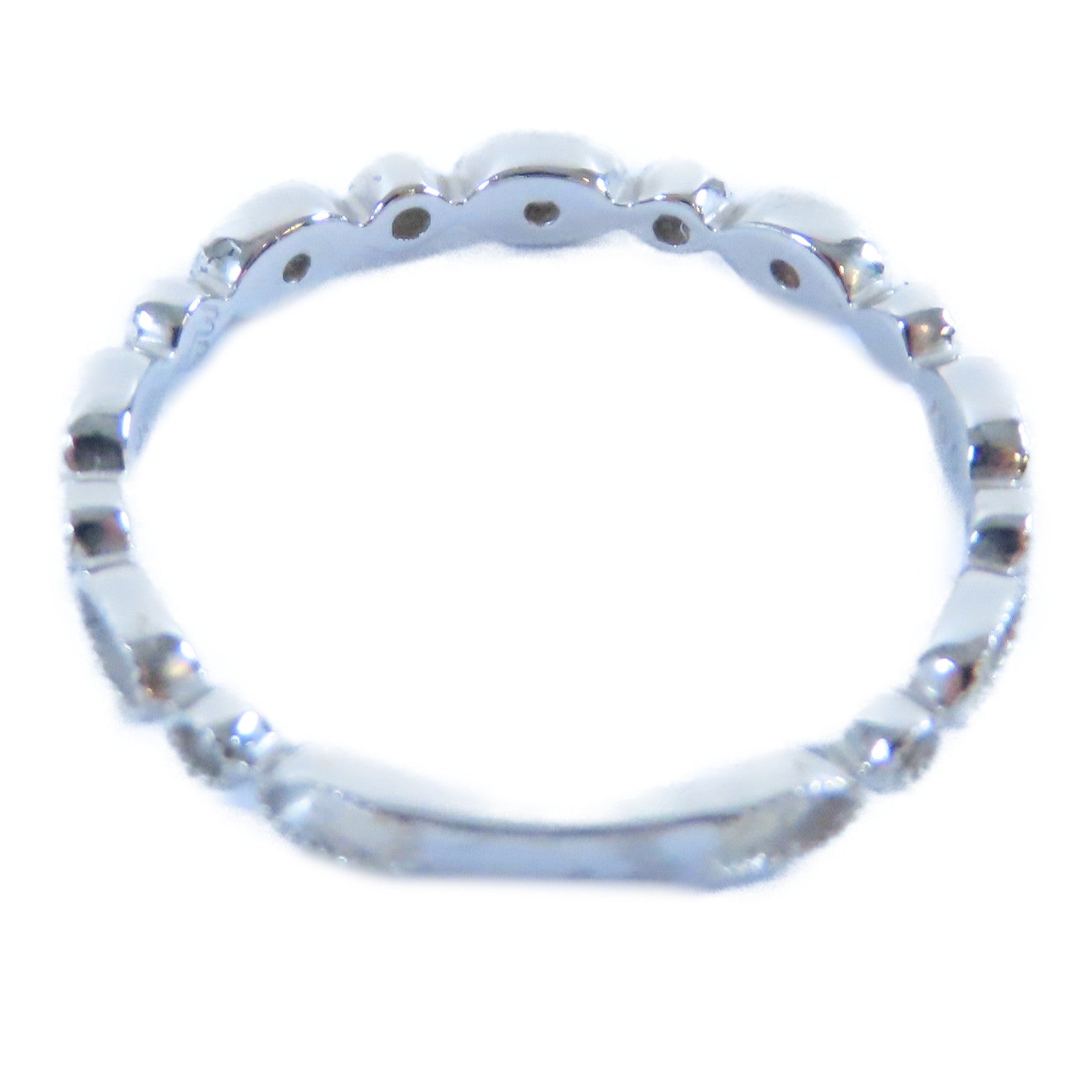 JEWELRY 18K白金Diamond Ring 0.07ct鑽石戒指US#6.25