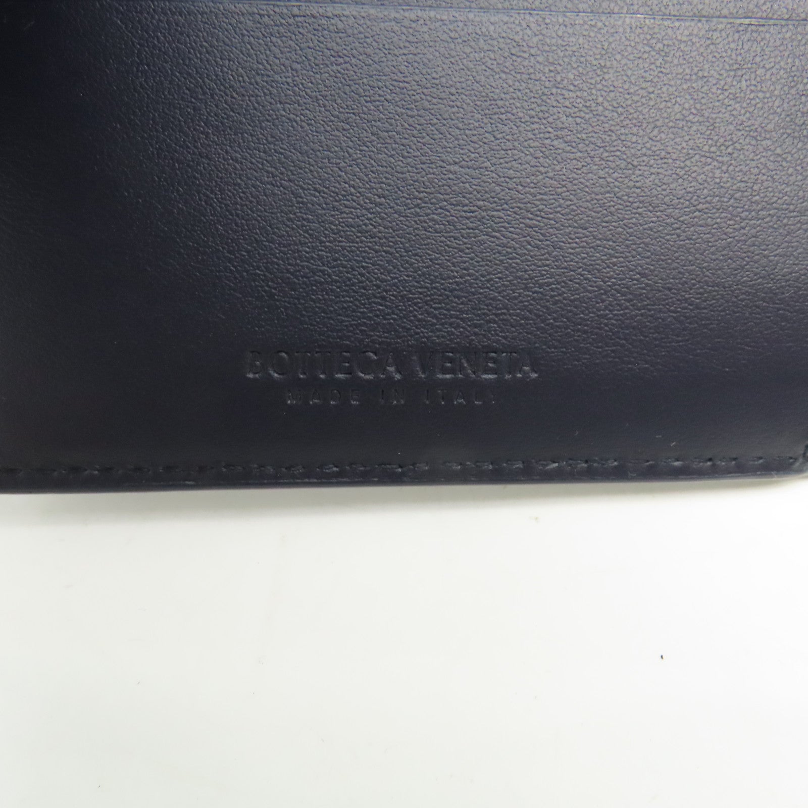 BOTTEGA VENETA 織紋皮革Short Wallet短錢包寶藍色