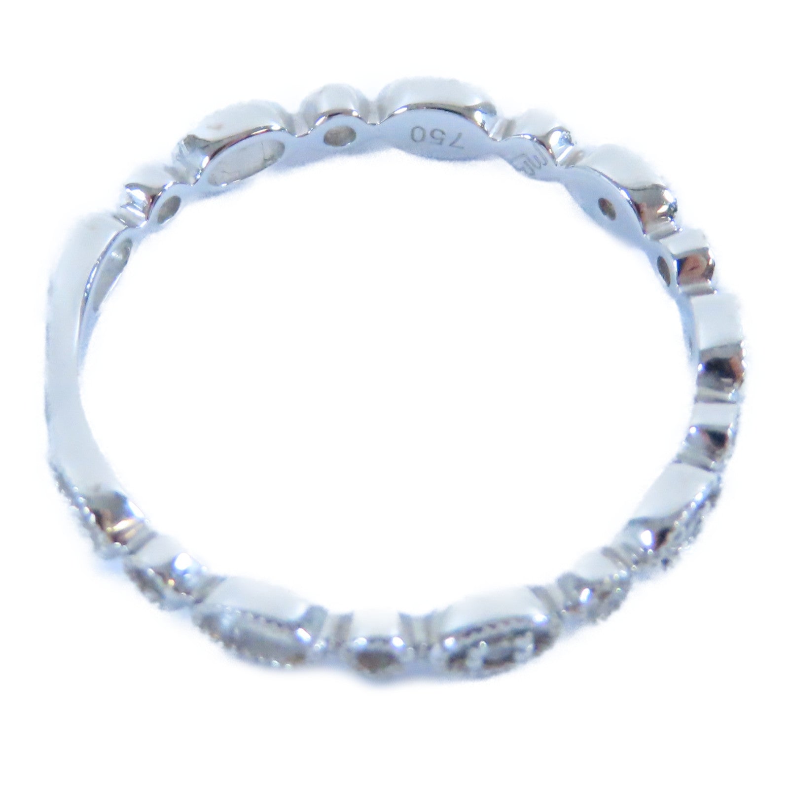 JEWELRY 18K白金Diamond Ring 0.07ct鑽石戒指US#6.25