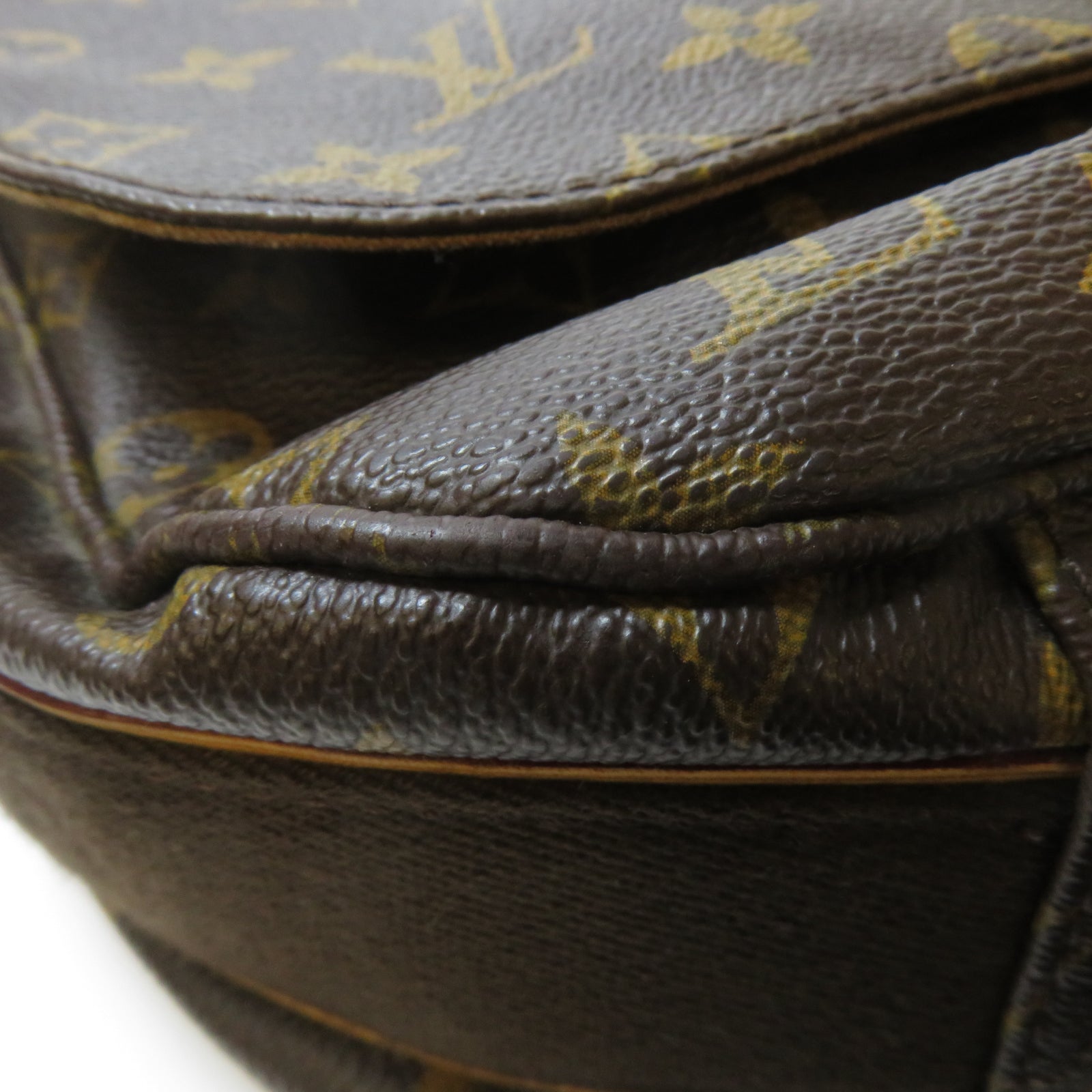 LOUIS VUITTON Monogram Beaubourg MM Messenger Bag金扣肩背袋啡色