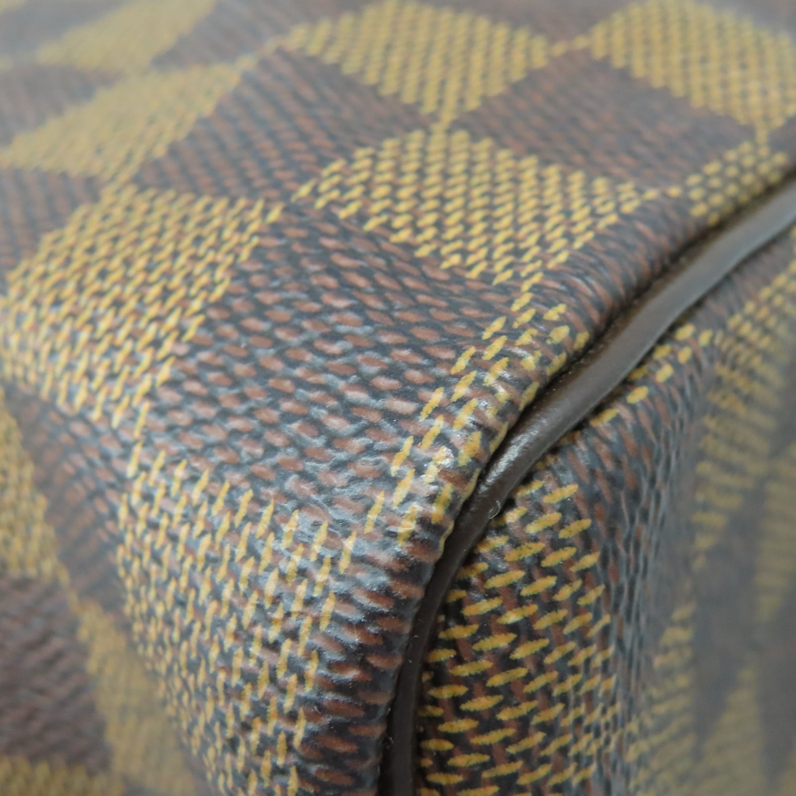 LOUIS VUITTON 【激減優惠】Damier Speedy 35金扣手挽袋棕色