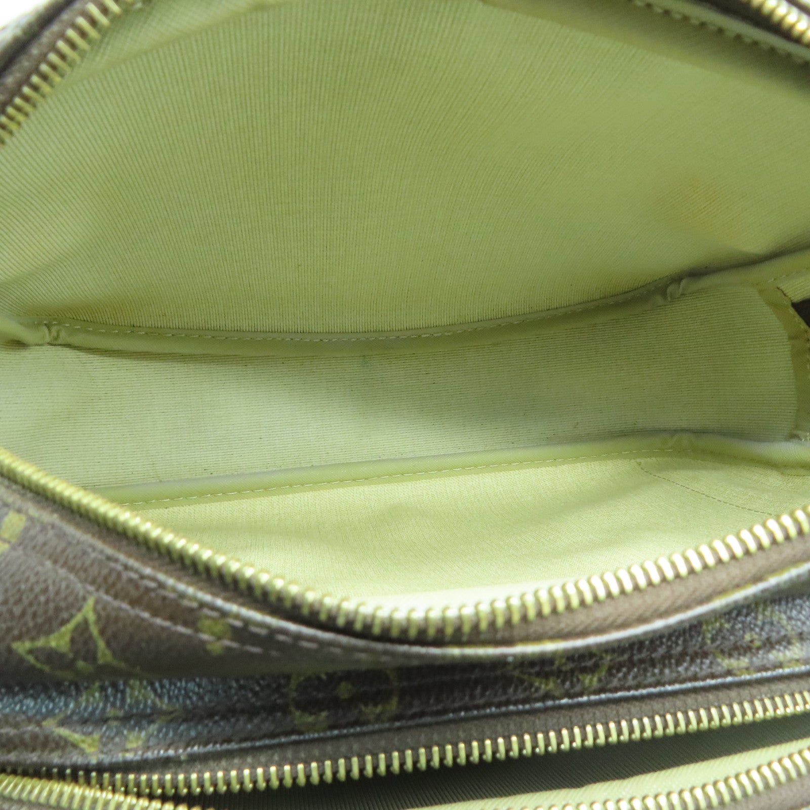 LOUIS VUITTON Monogram Reporter PM金扣肩背袋啡色