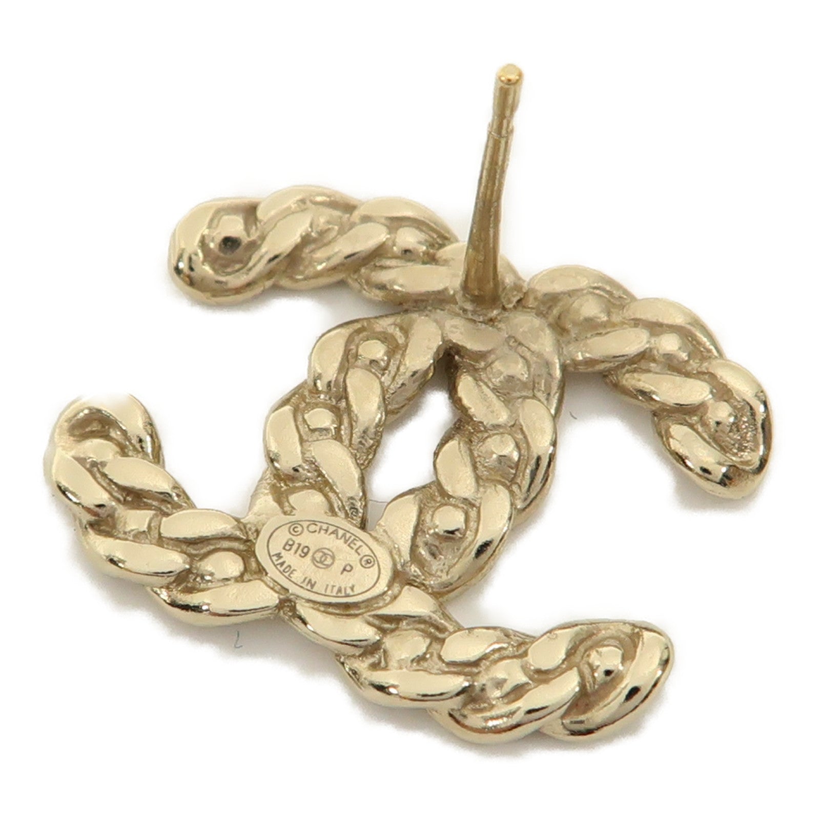 CHANEL 金屬Earrings耳環金色
