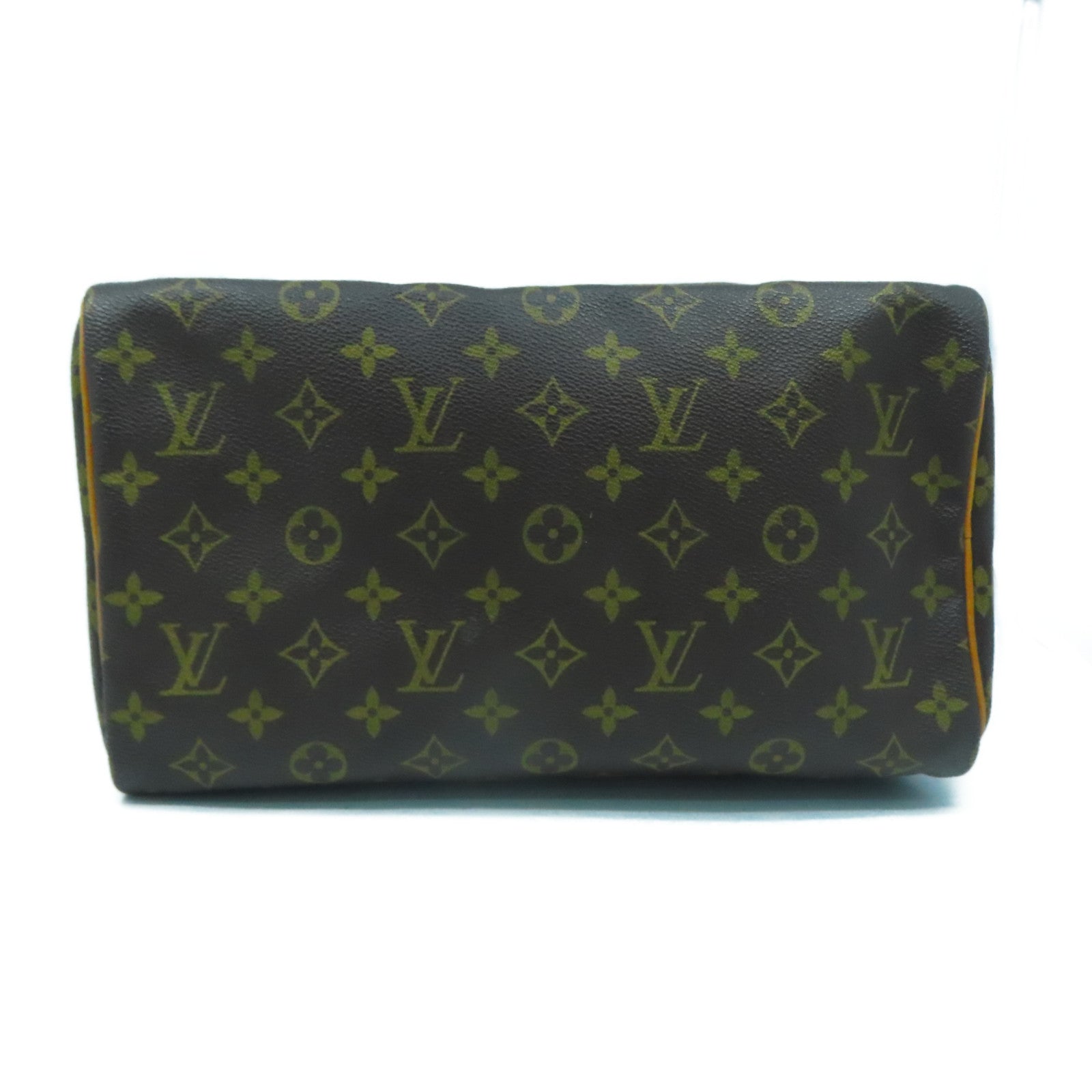 LOUIS VUITTON Monogram Speedy 30金扣手挽袋啡色