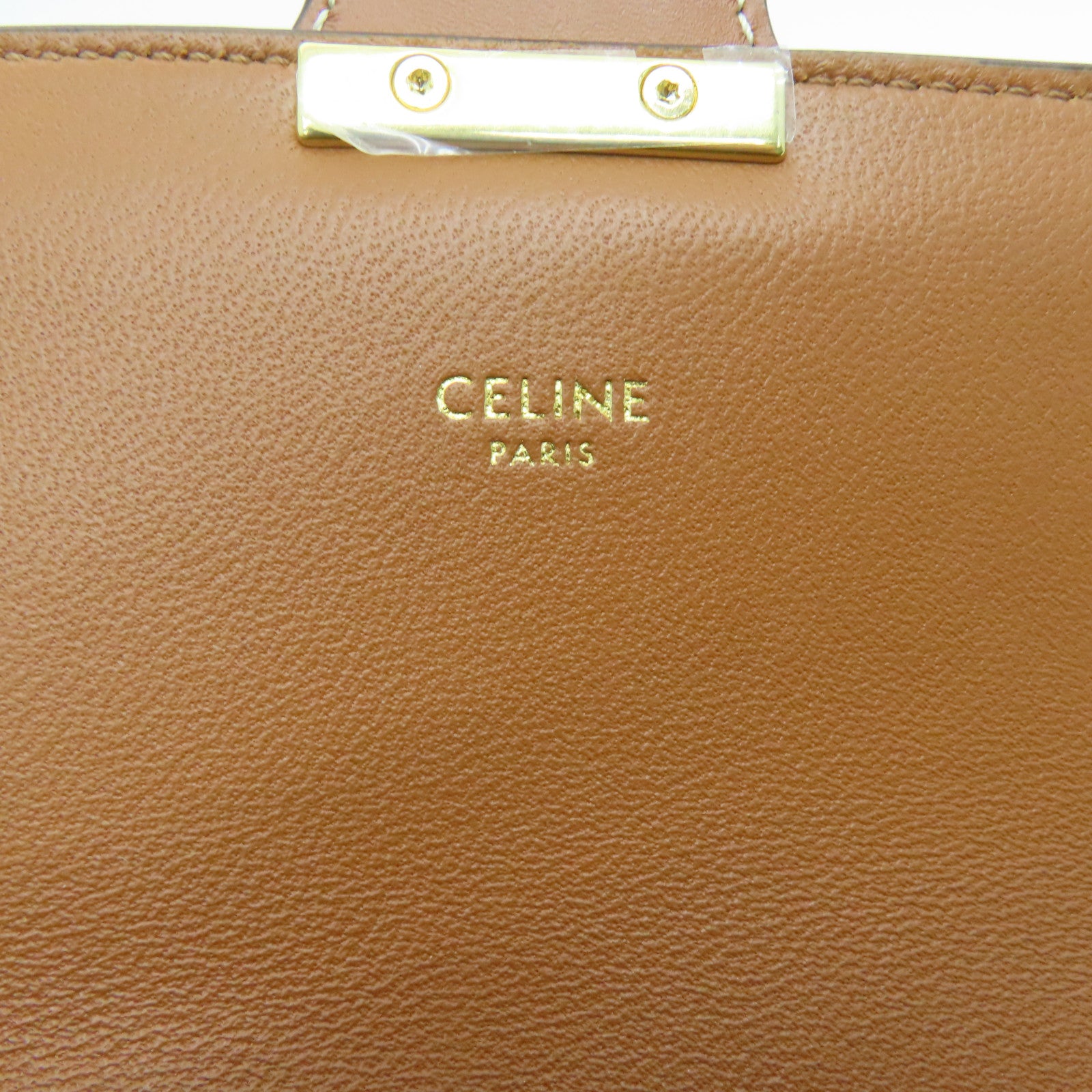 CELINE 涂层帆布Chain Shoulder肩背袋黑色啡色