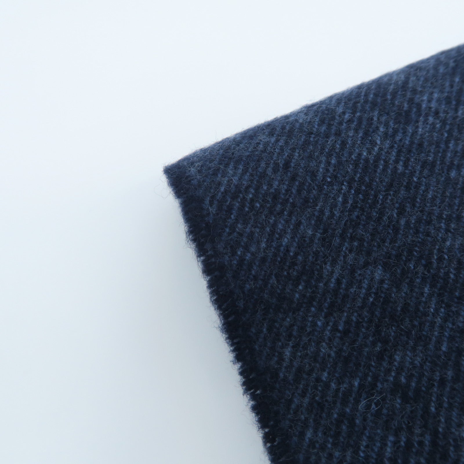 HERMES Wool Scarf Blue