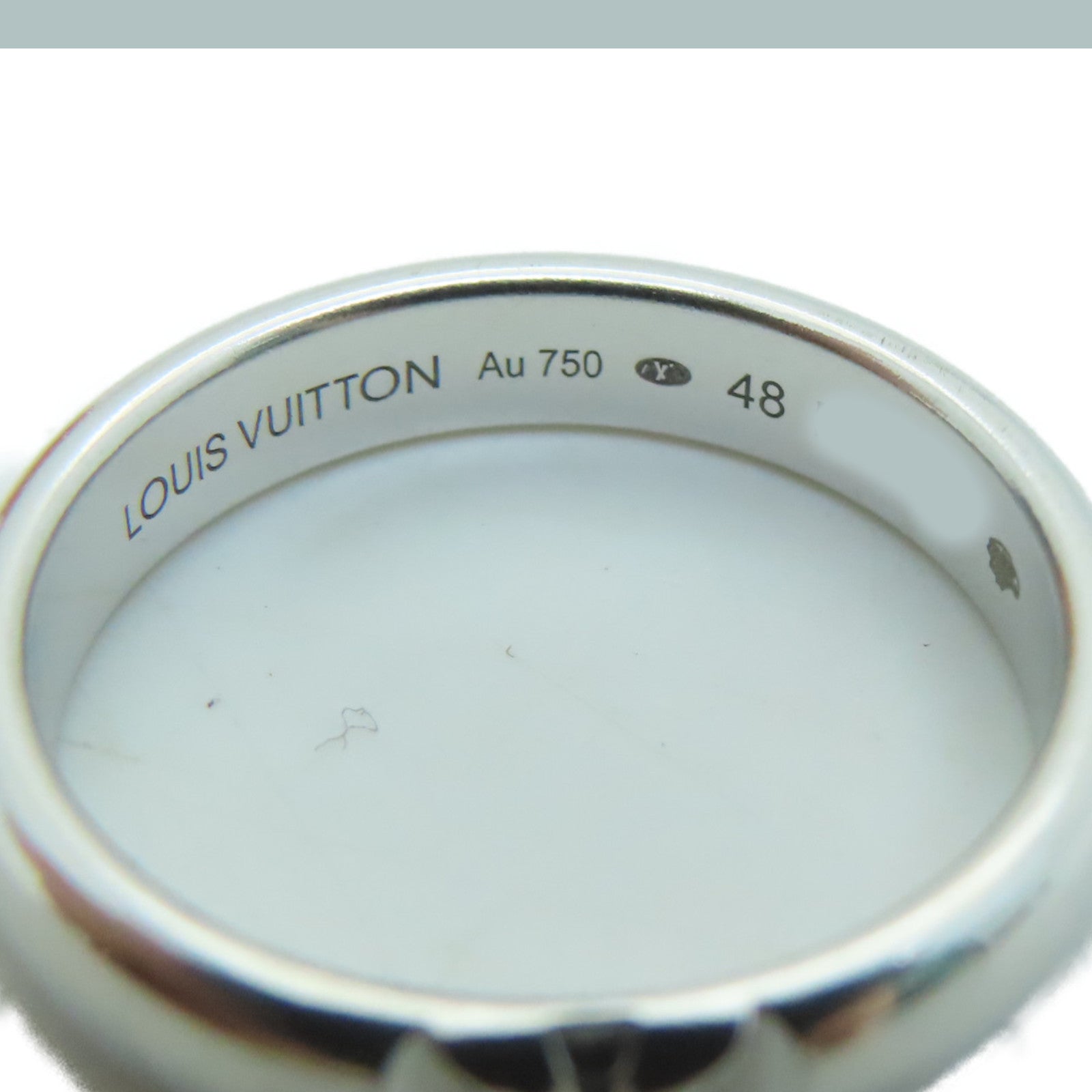 LOUIS VUITTON 【激减优惠】18K白金Volt Multi Ring戒指LV#48/US#4.75