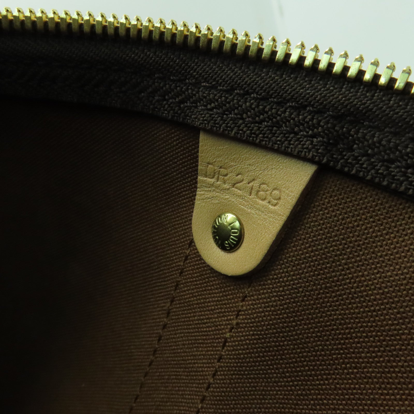 LOUIS VUITTON Monogram Keepall 55金扣手挽肩背兩用袋啡色