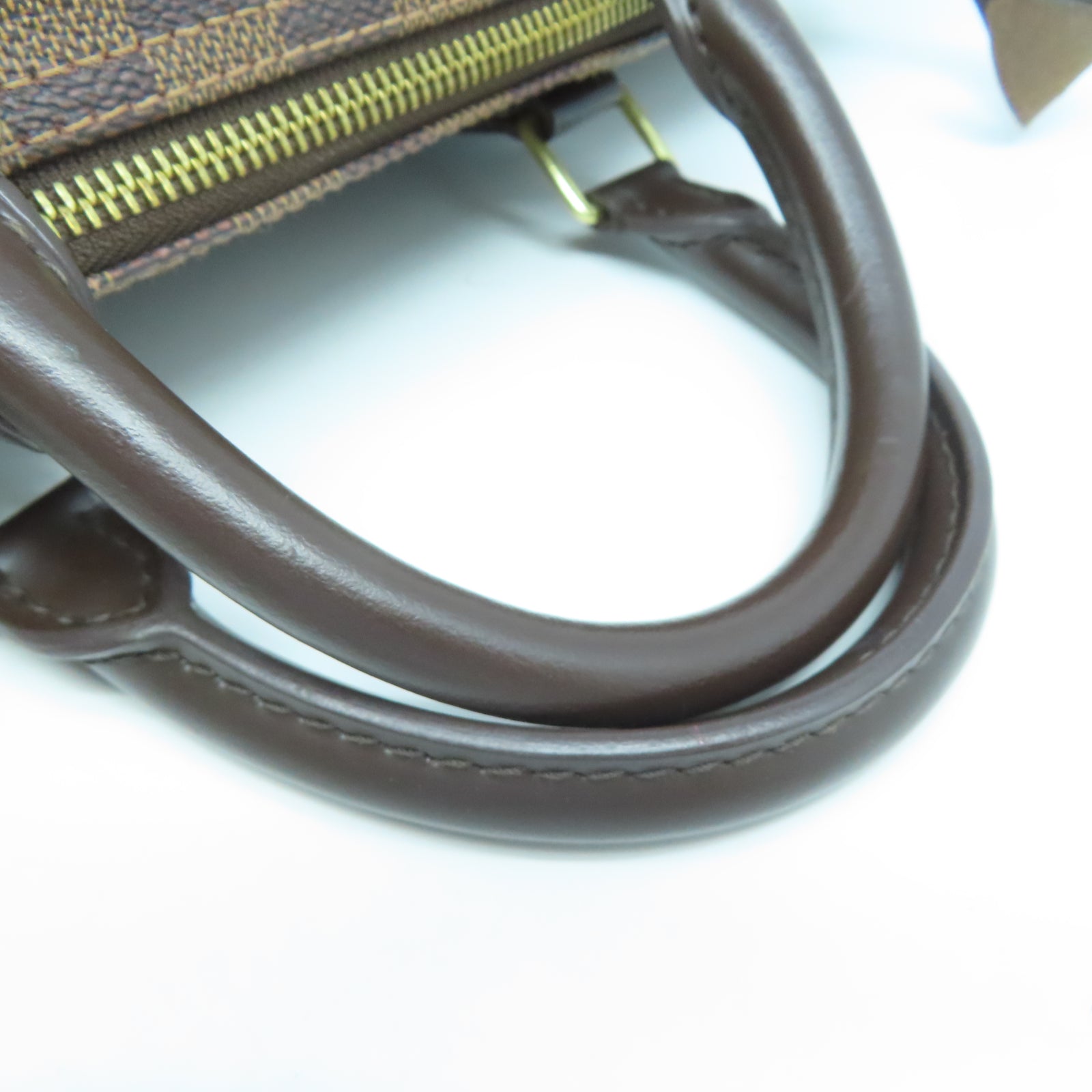 LOUIS VUITTON 【激減優惠】Damier Speedy 35金扣手挽袋棕色