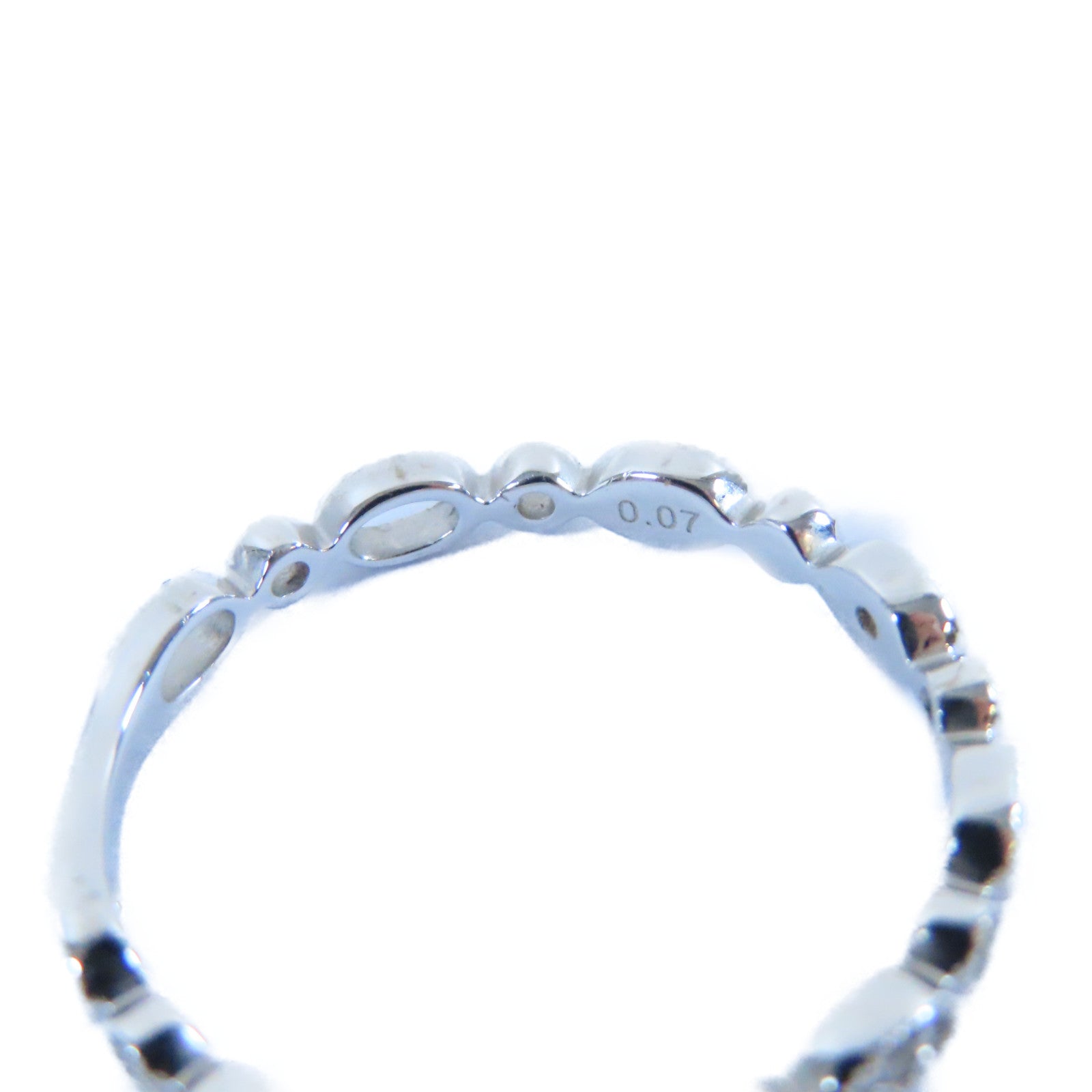 JEWELRY 18K白金Diamond Ring 0.07ct鑽石戒指US#6.25