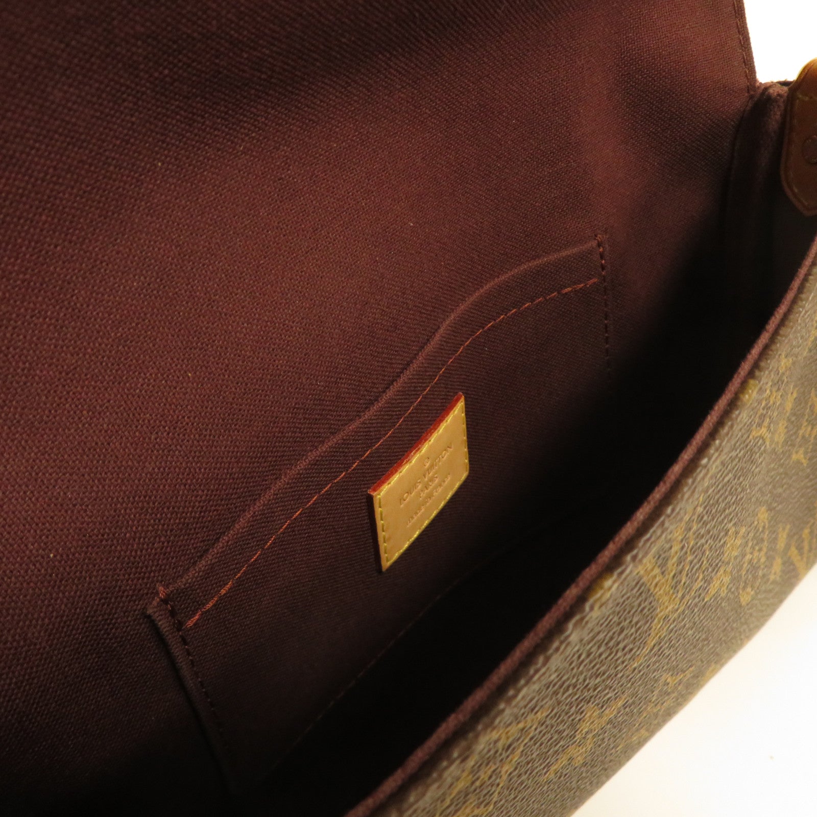 LOUIS VUITTON Monogram Favorite MM金扣手挽肩背兩用袋啡色