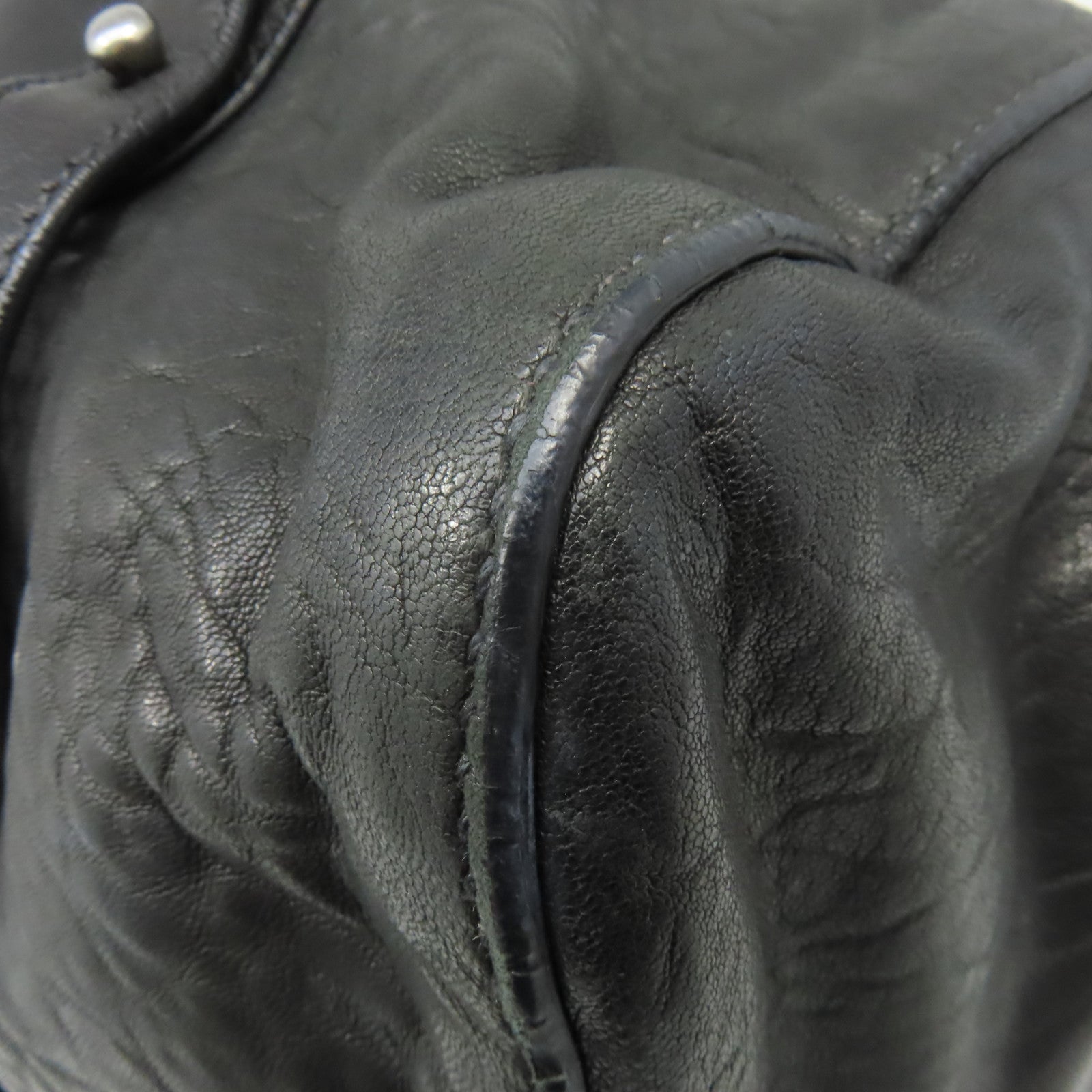 Miu Miu 羊皮皮革2Way Shoulder Bag手挽肩背兩用袋黑色