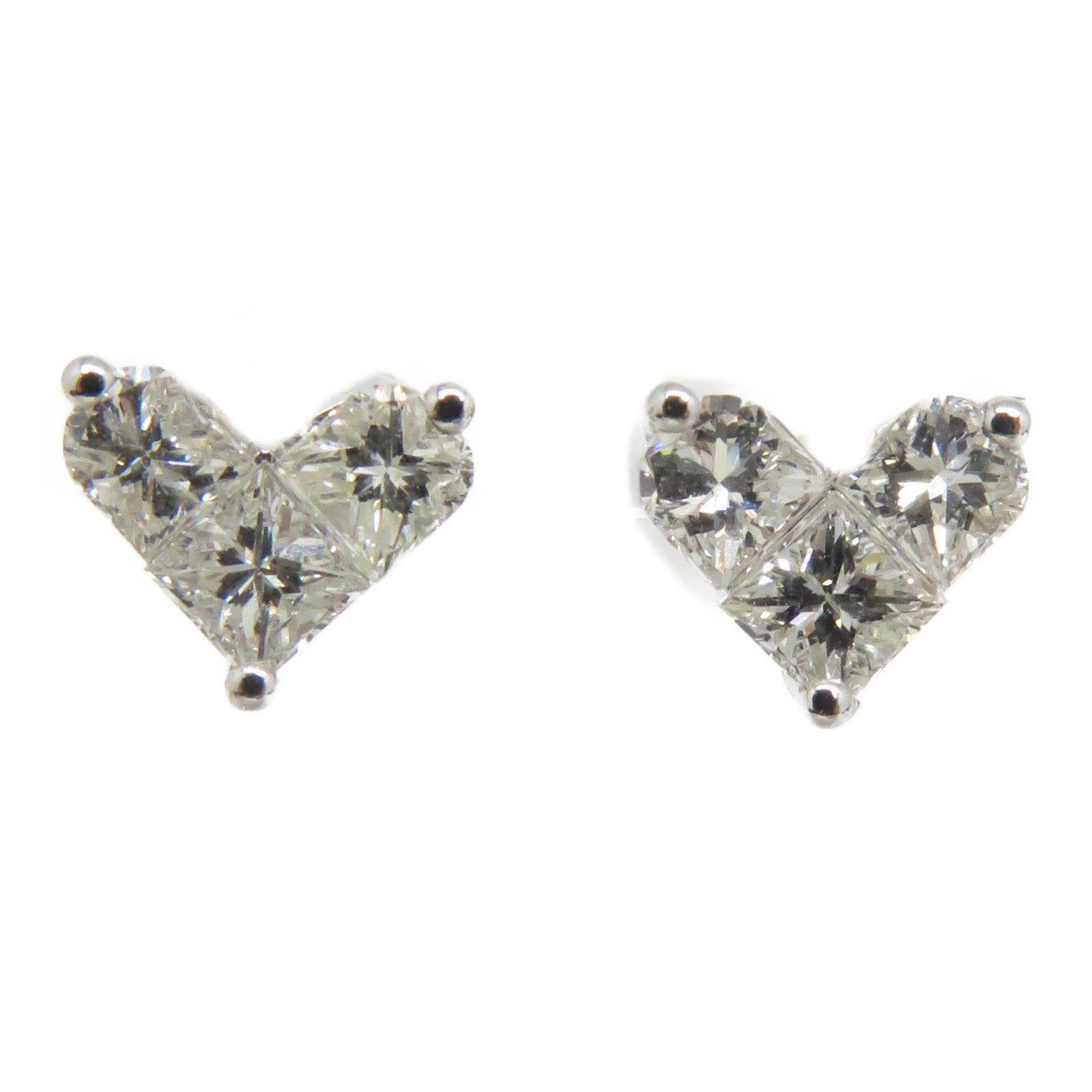 JEWELRY 18K白金Diamond Earrings 0.540ct鑽石耳環