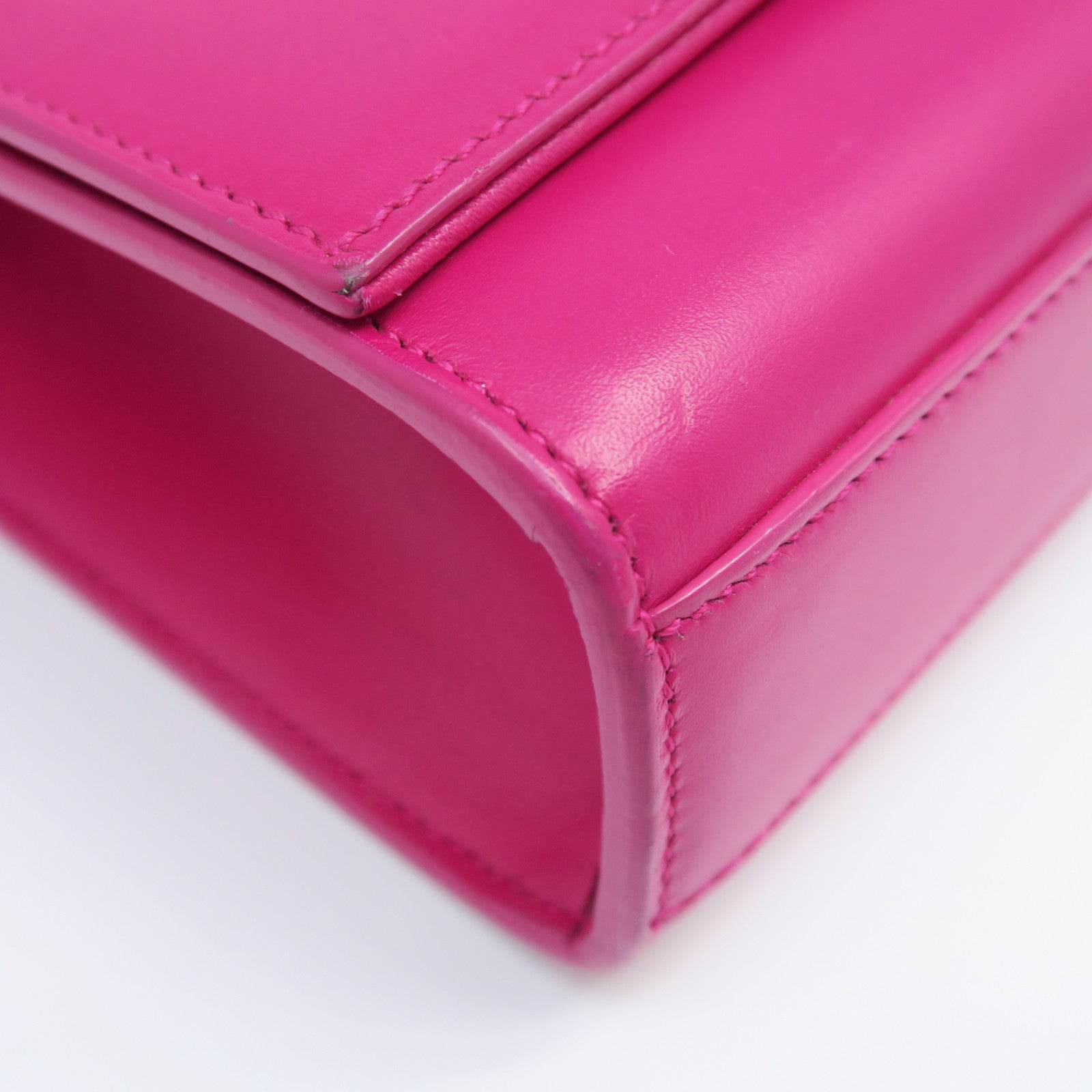 Clutch Bag Ysl Metallic Pink Bag YVES SAINT LAURENT Calf Leather