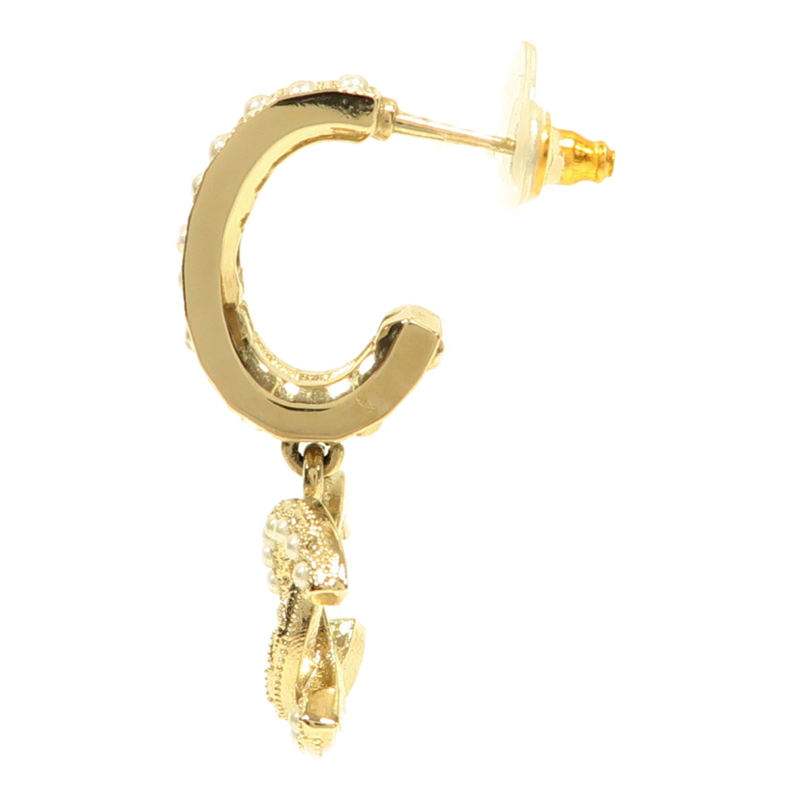 CHANEL 金屬Earrings耳環金色