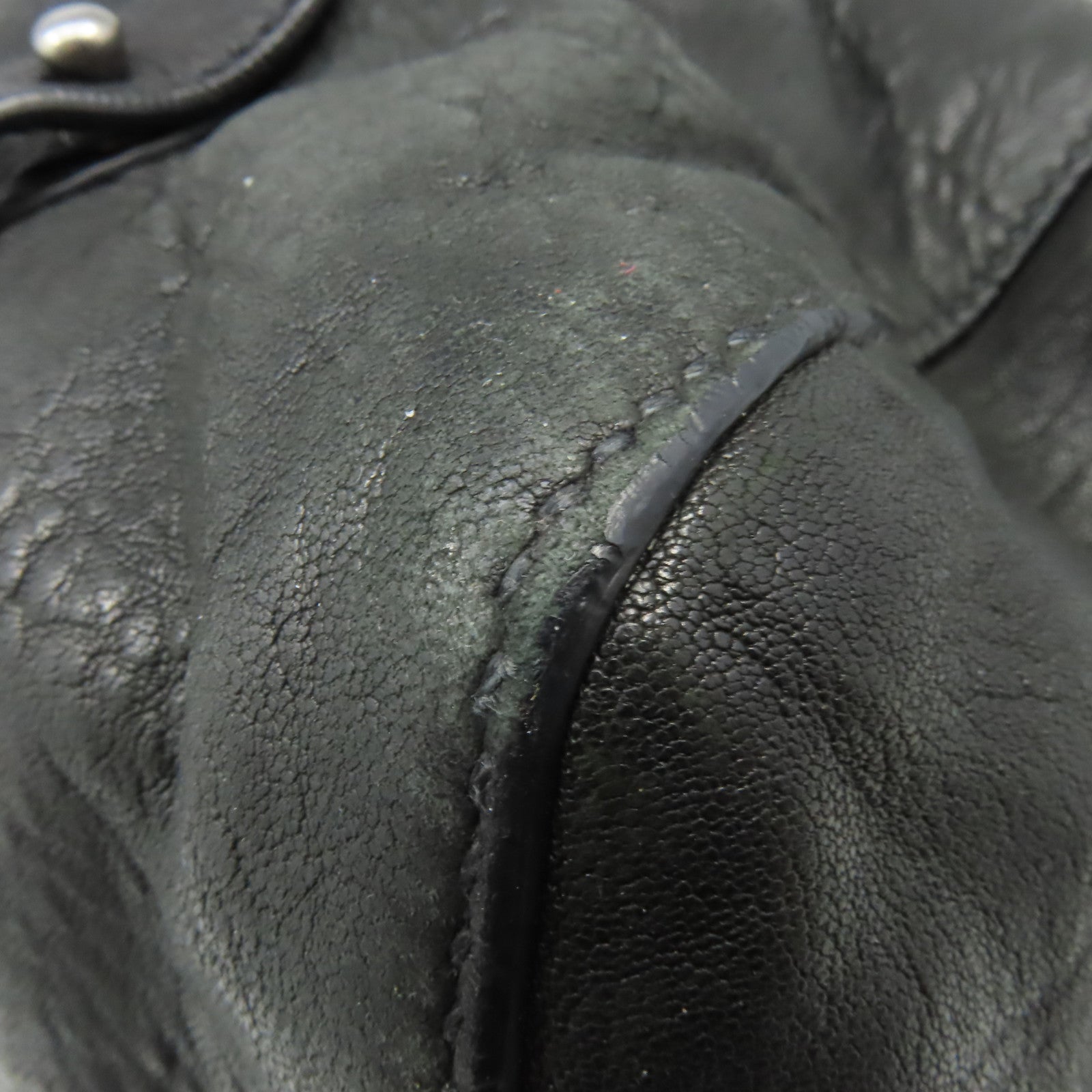 Miu Miu 羊皮皮革2Way Shoulder Bag手挽肩背兩用袋黑色