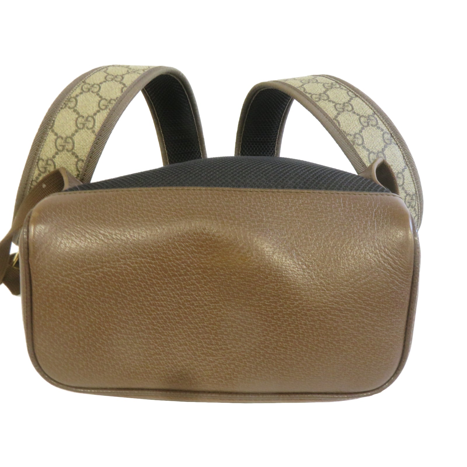 GUCCI GG帆布Ophidia GG Backpack金扣背包灰色/啡色