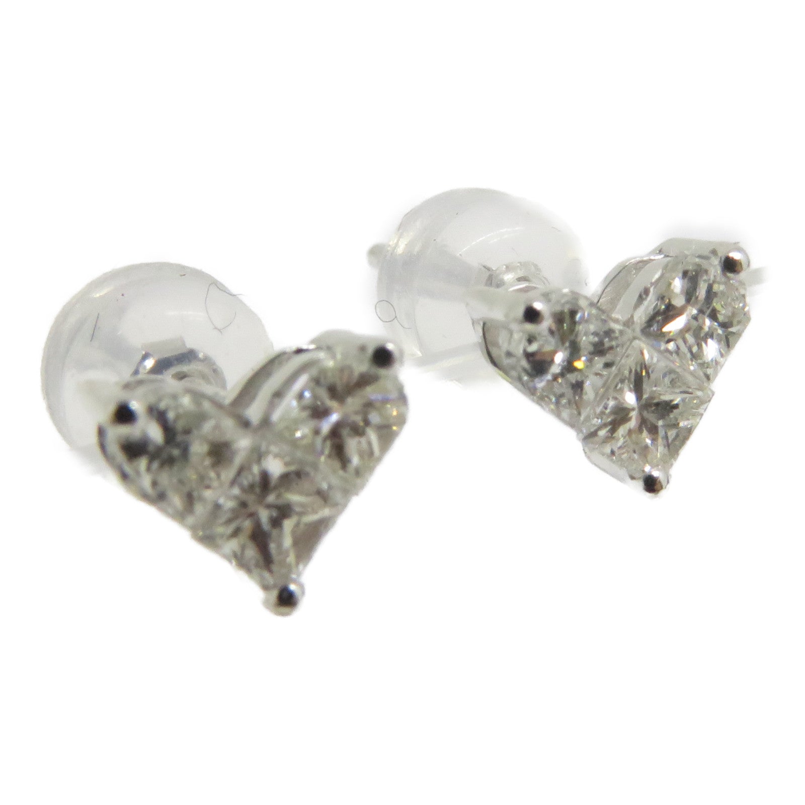 JEWELRY 18K白金Diamond Earrings 0.540ct鑽石耳環