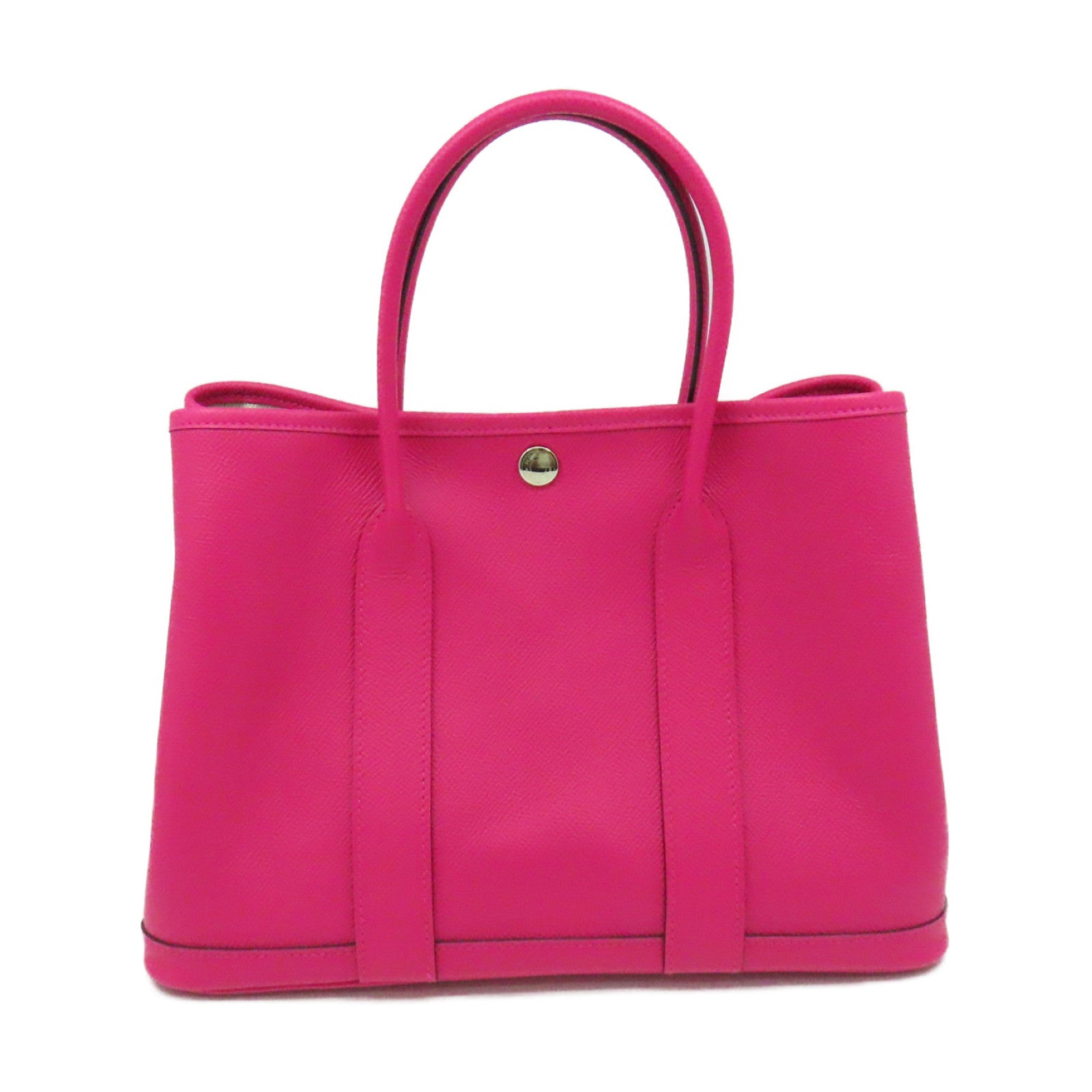 HERMES Epsom皮革Garden Party TPM Tote Bag銀扣手挽袋Rose Mexico墨西哥玫瑰色