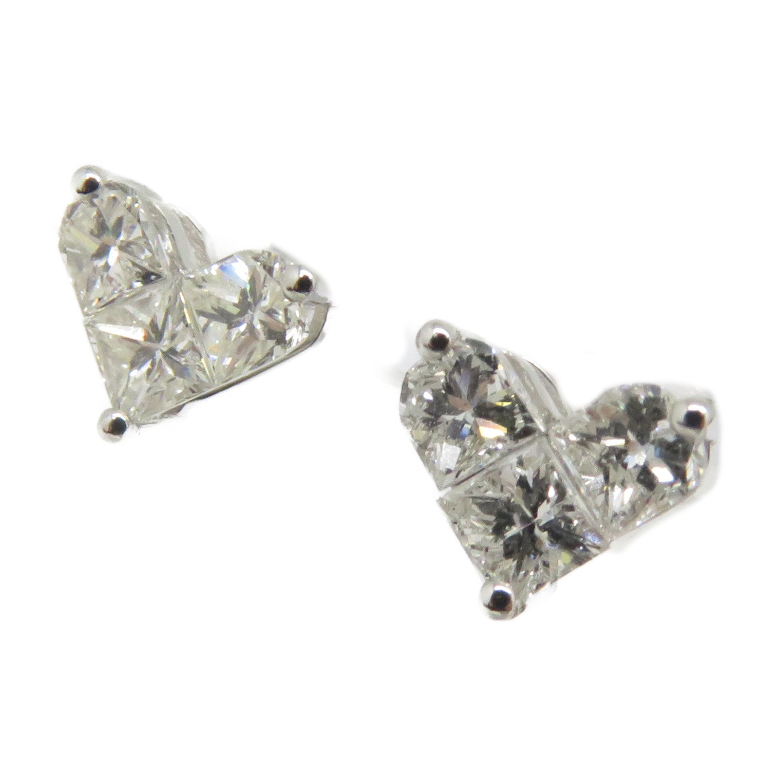 JEWELRY 18K白金Diamond Earrings 0.540ct鑽石耳環