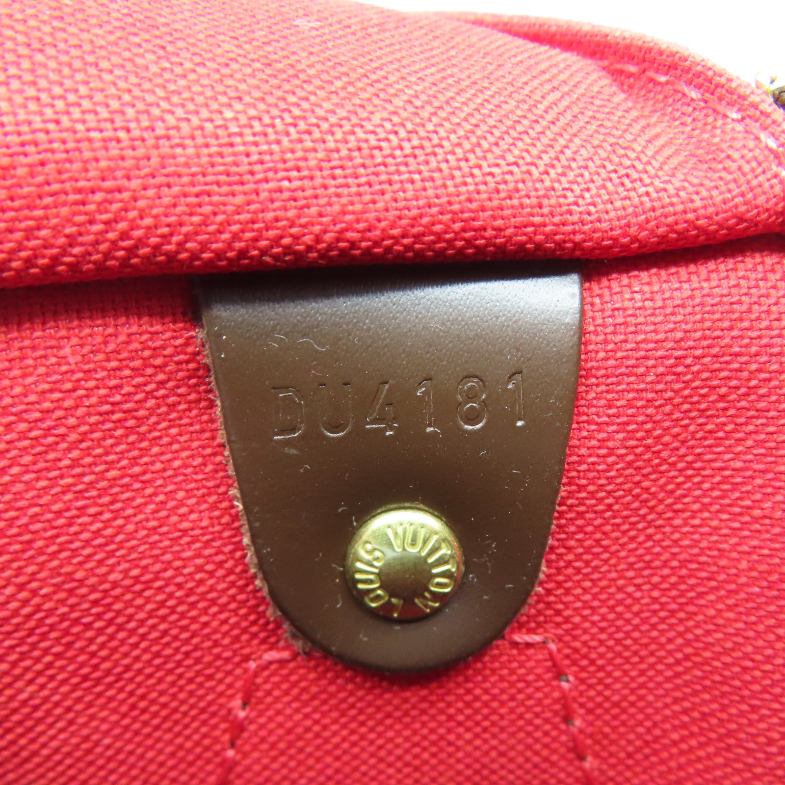 LOUIS VUITTON 【激減優惠】Damier Speedy 35金扣手挽袋棕色