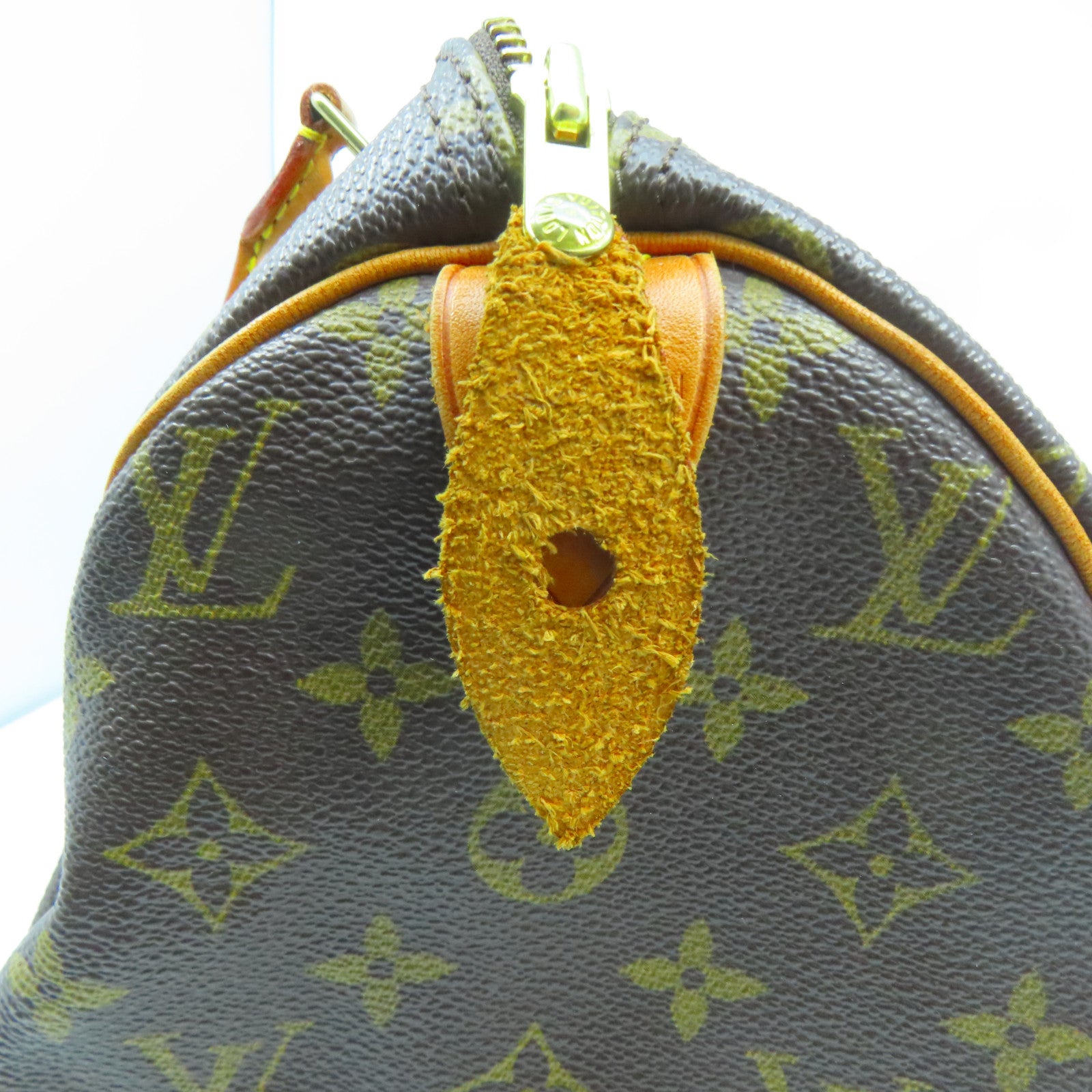 LOUIS VUITTON Monogram Speedy 30金扣手挽袋啡色