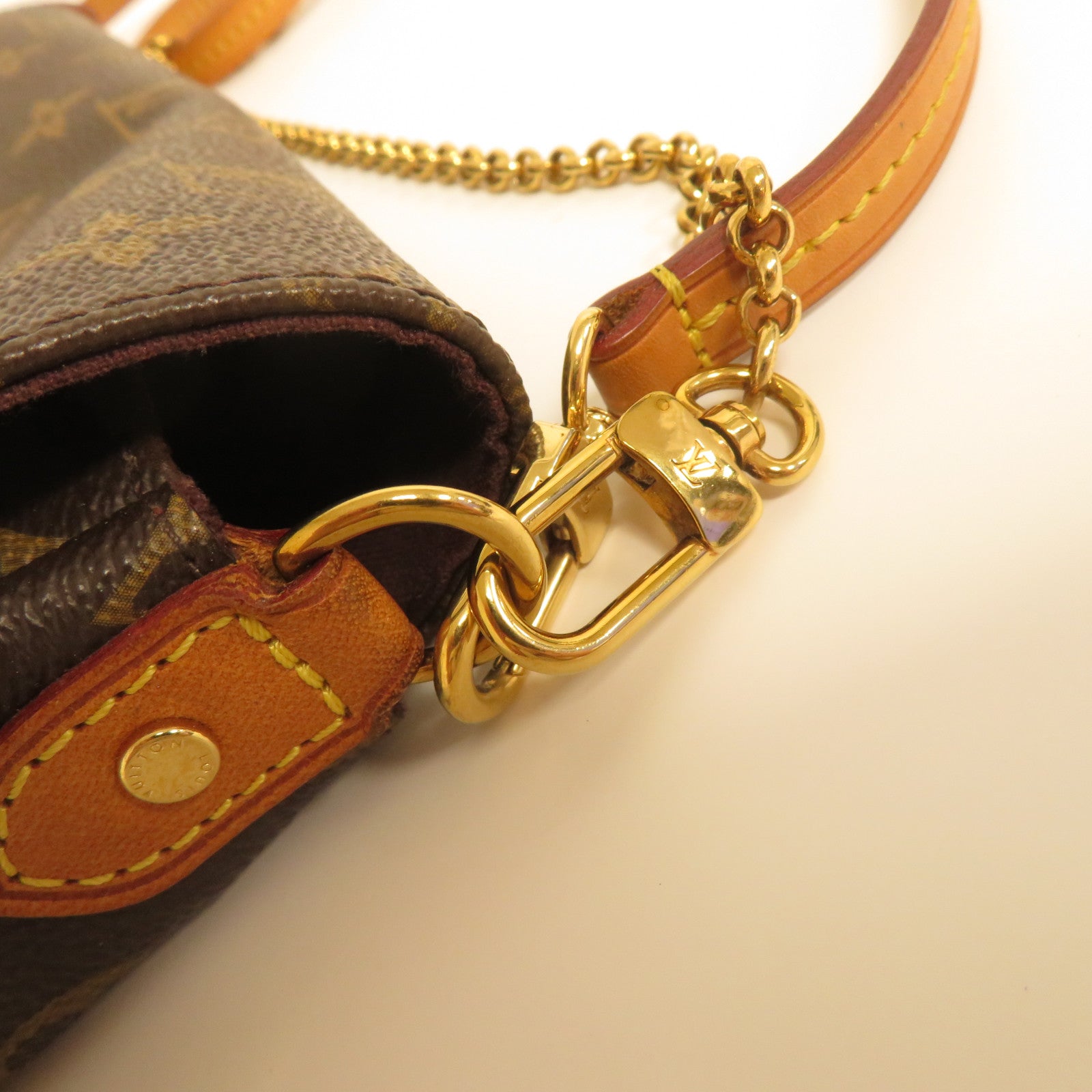 LOUIS VUITTON Monogram Favorite MM金扣手挽肩背兩用袋啡色