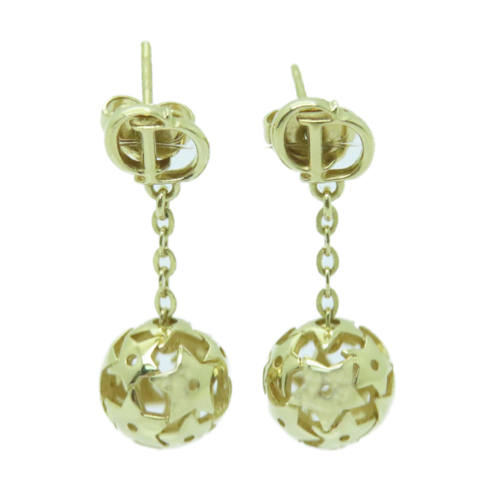 Dior 金屬Earrings耳環金色