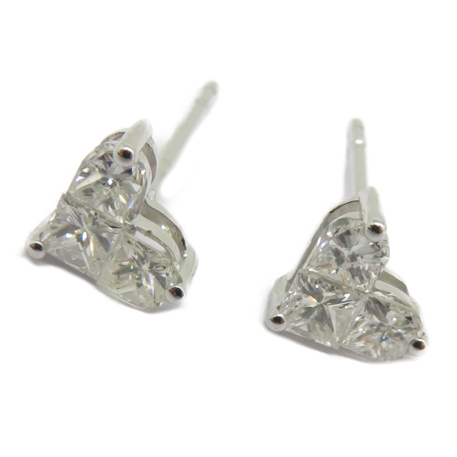 JEWELRY 18K白金Diamond Earrings 0.540ct鑽石耳環