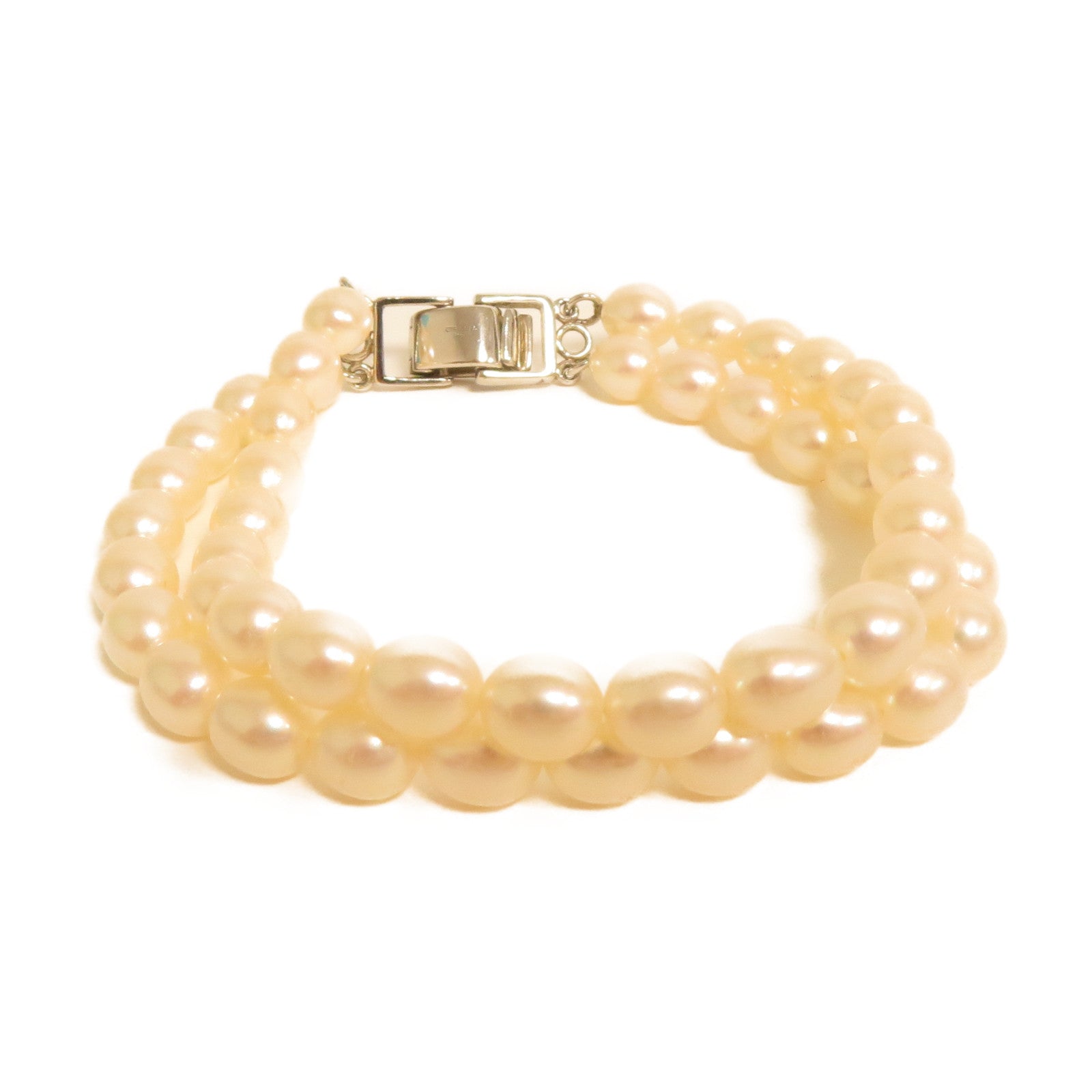 JEWELRY 925純銀Pearl 15.6g手鏈珍珠色