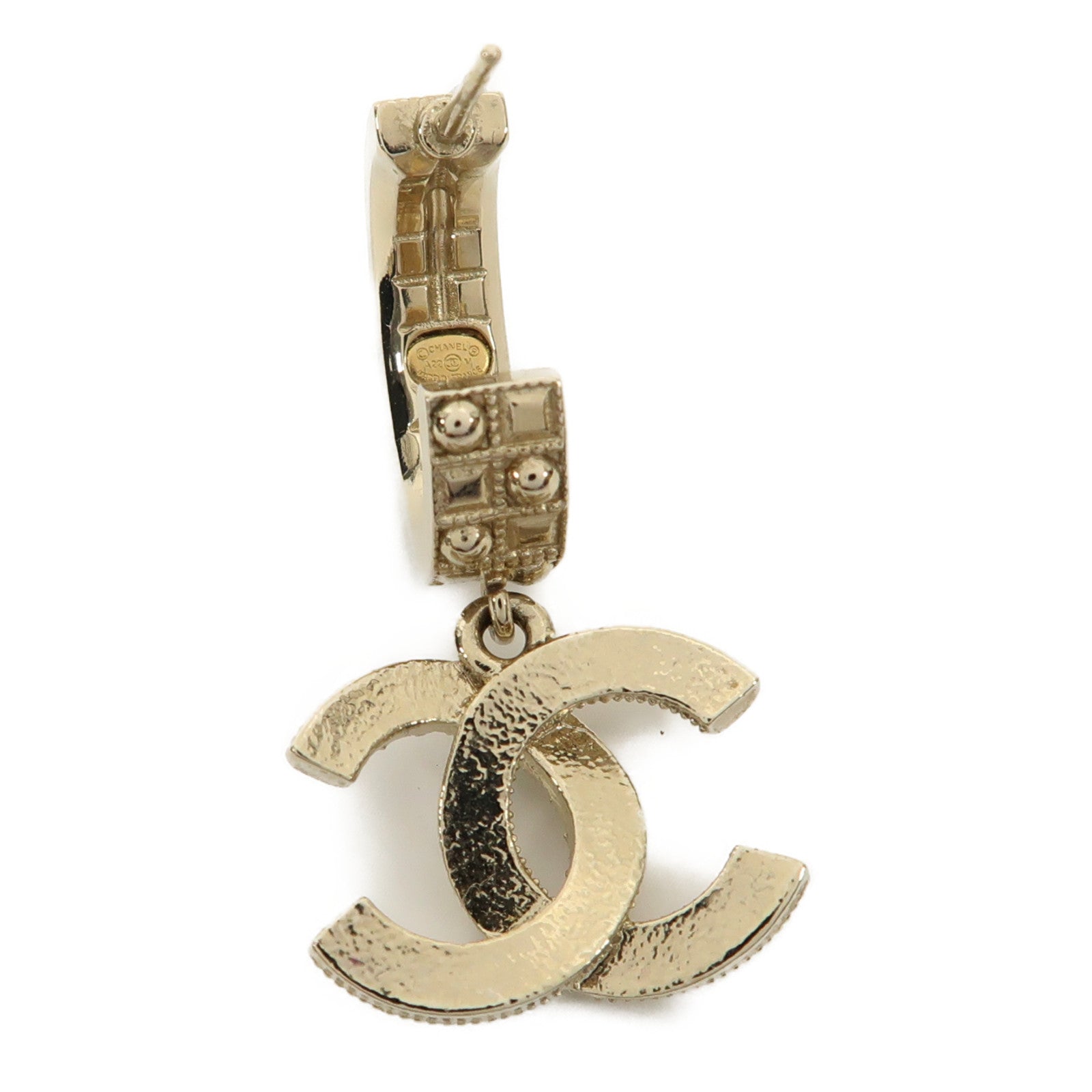 CHANEL 金屬Earrings耳環金色